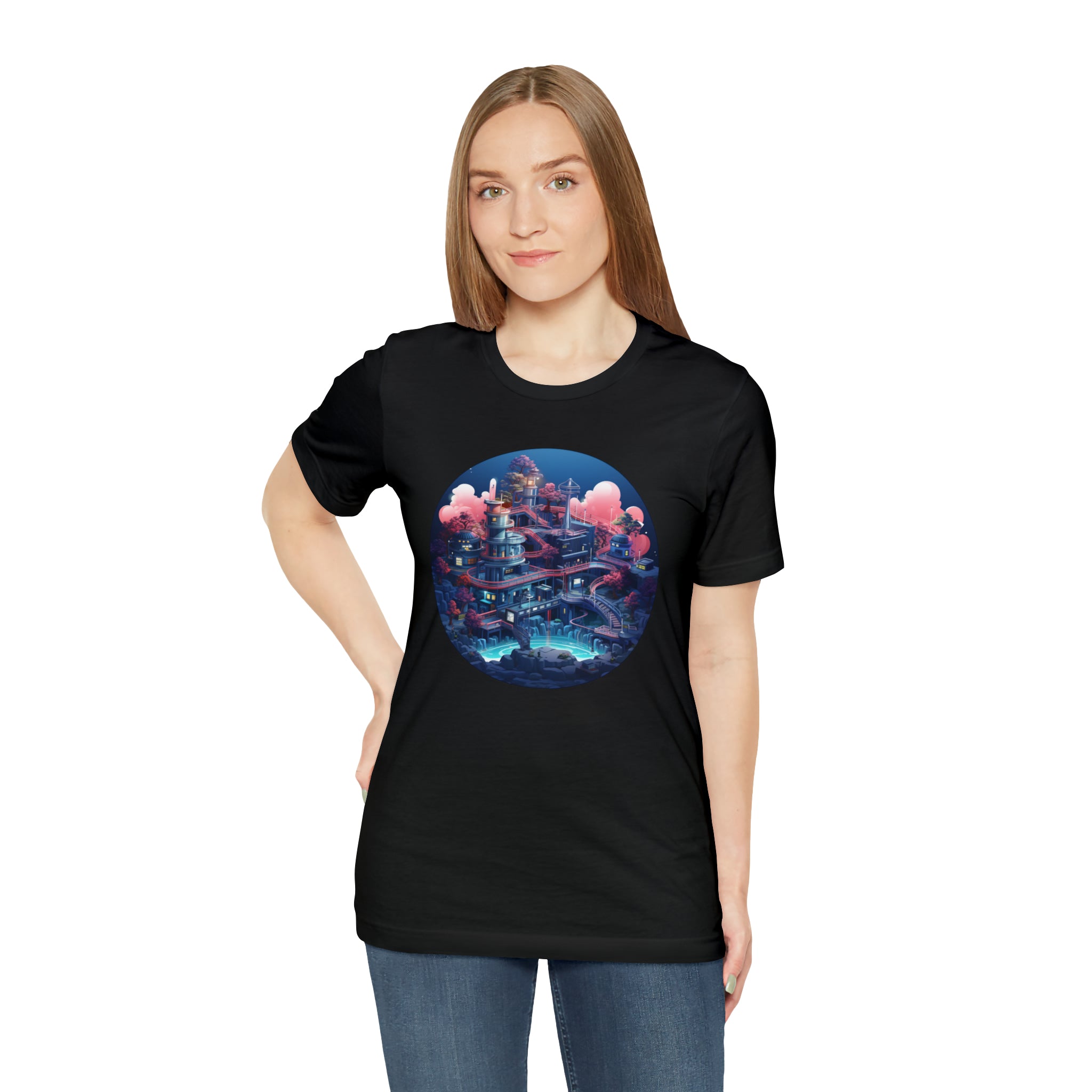 Unisex Jersey Short Sleeve Tee - Isometric Designs 03
