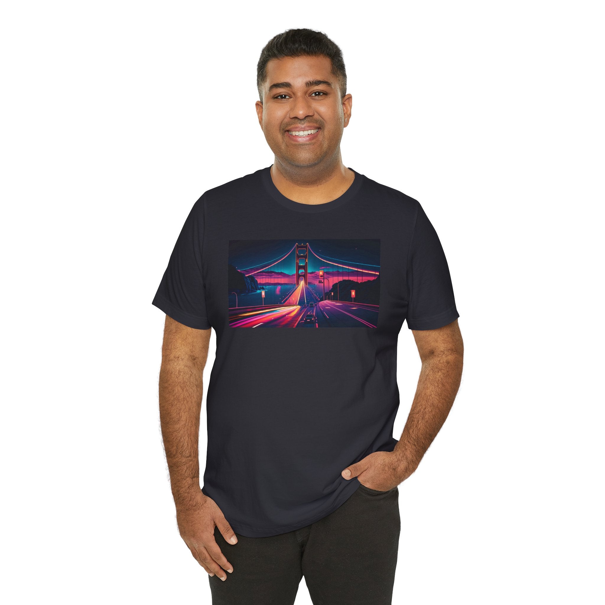 Unisex Jersey Short Sleeve Tee - Golden Gate Bridge, San Francisco, USA