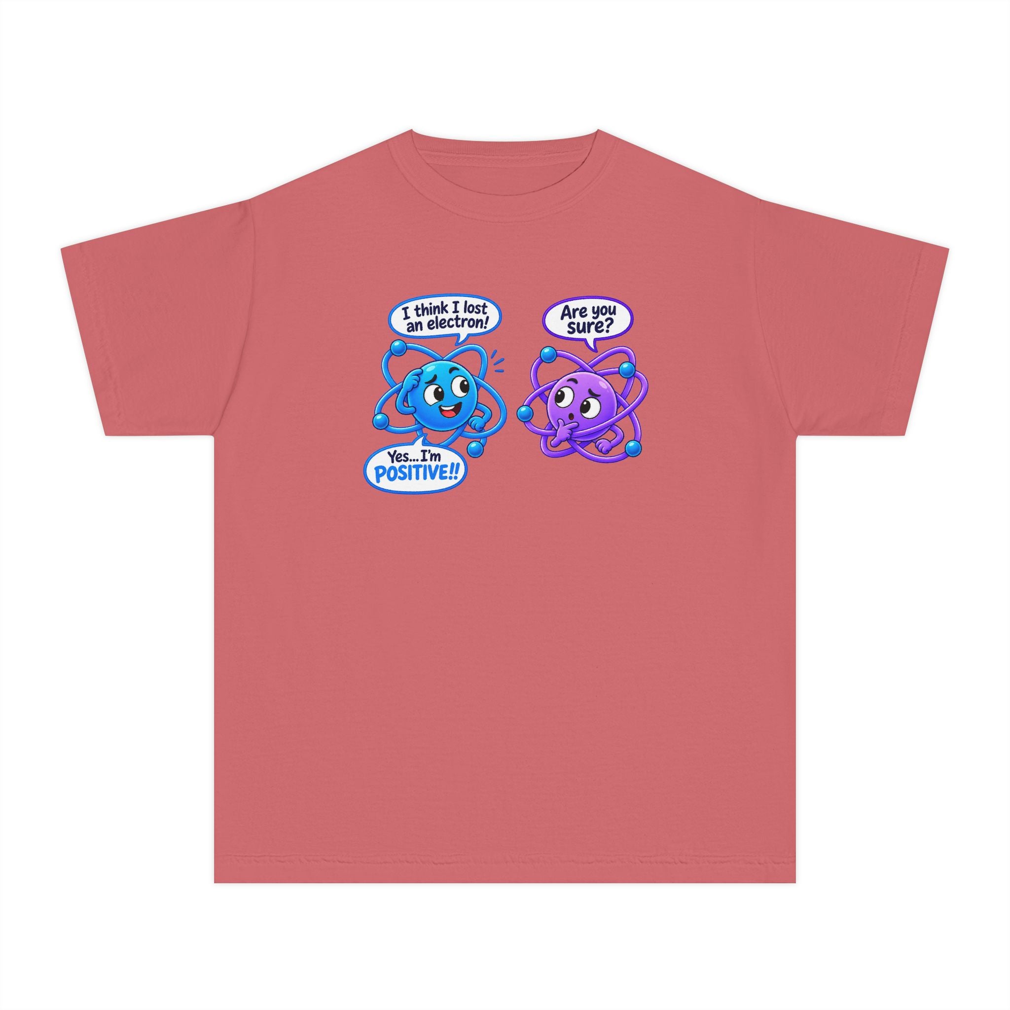 Youth Midweight Cotton Tee - Science collection - Atomic Conversation