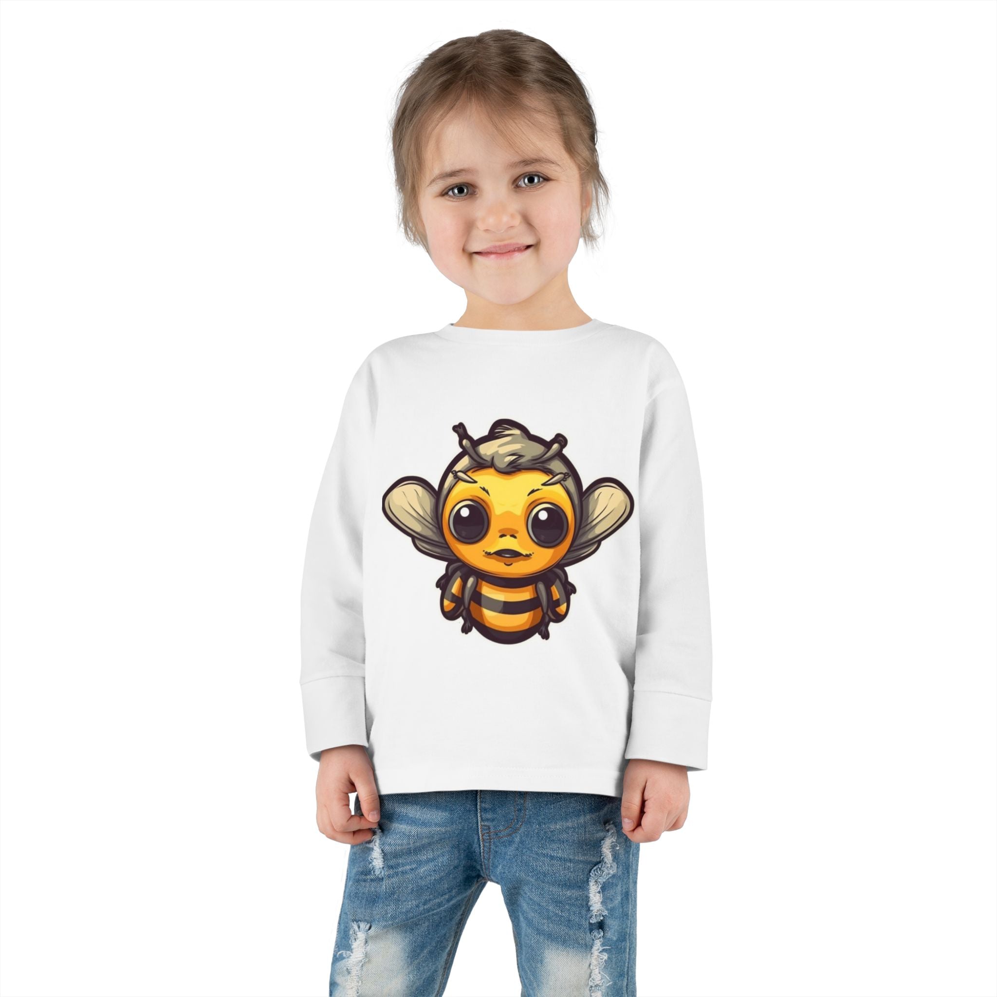 Toddler Long Sleeve Tee - Bee Larva