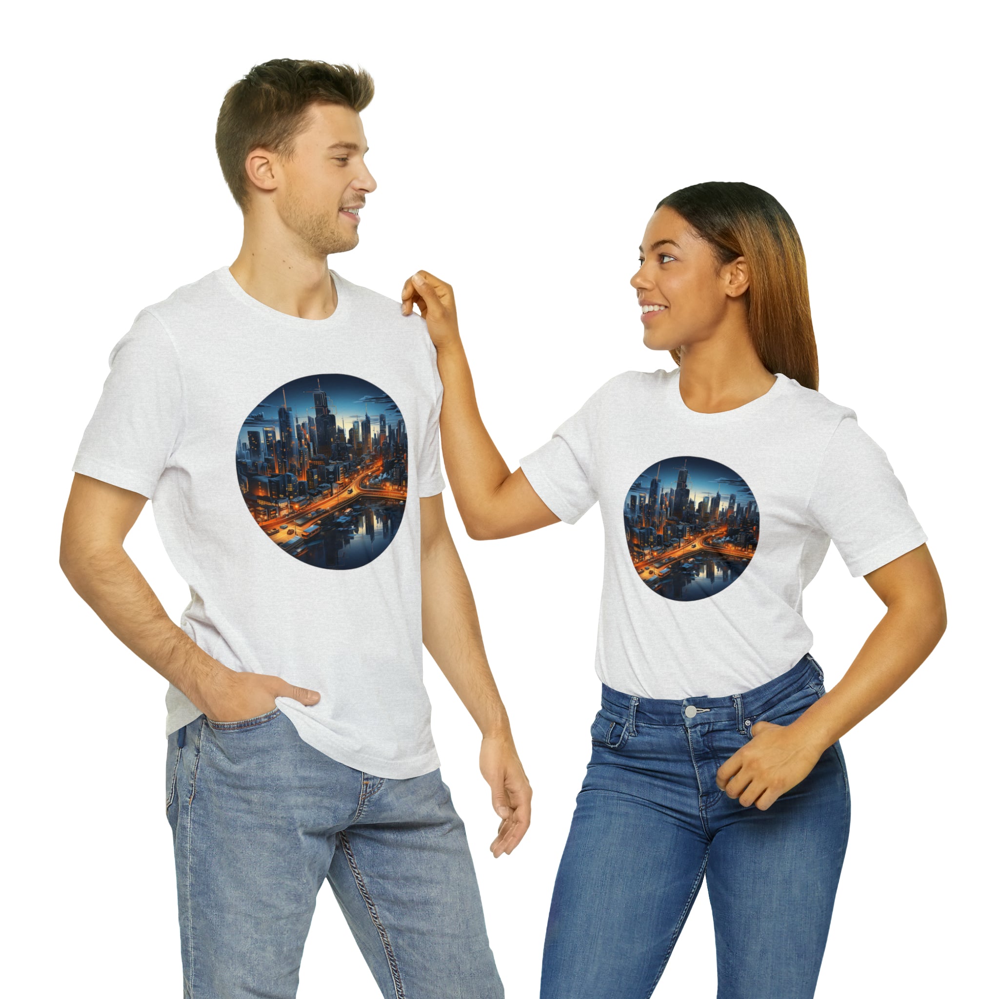 Unisex Jersey Short Sleeve Tee - Isometric Designs 06