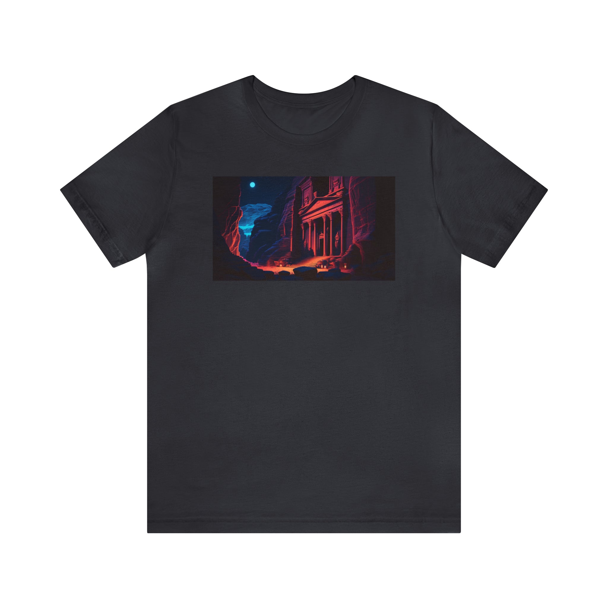 Unisex Jersey Short Sleeve Tee - Petra Caves, Jordan