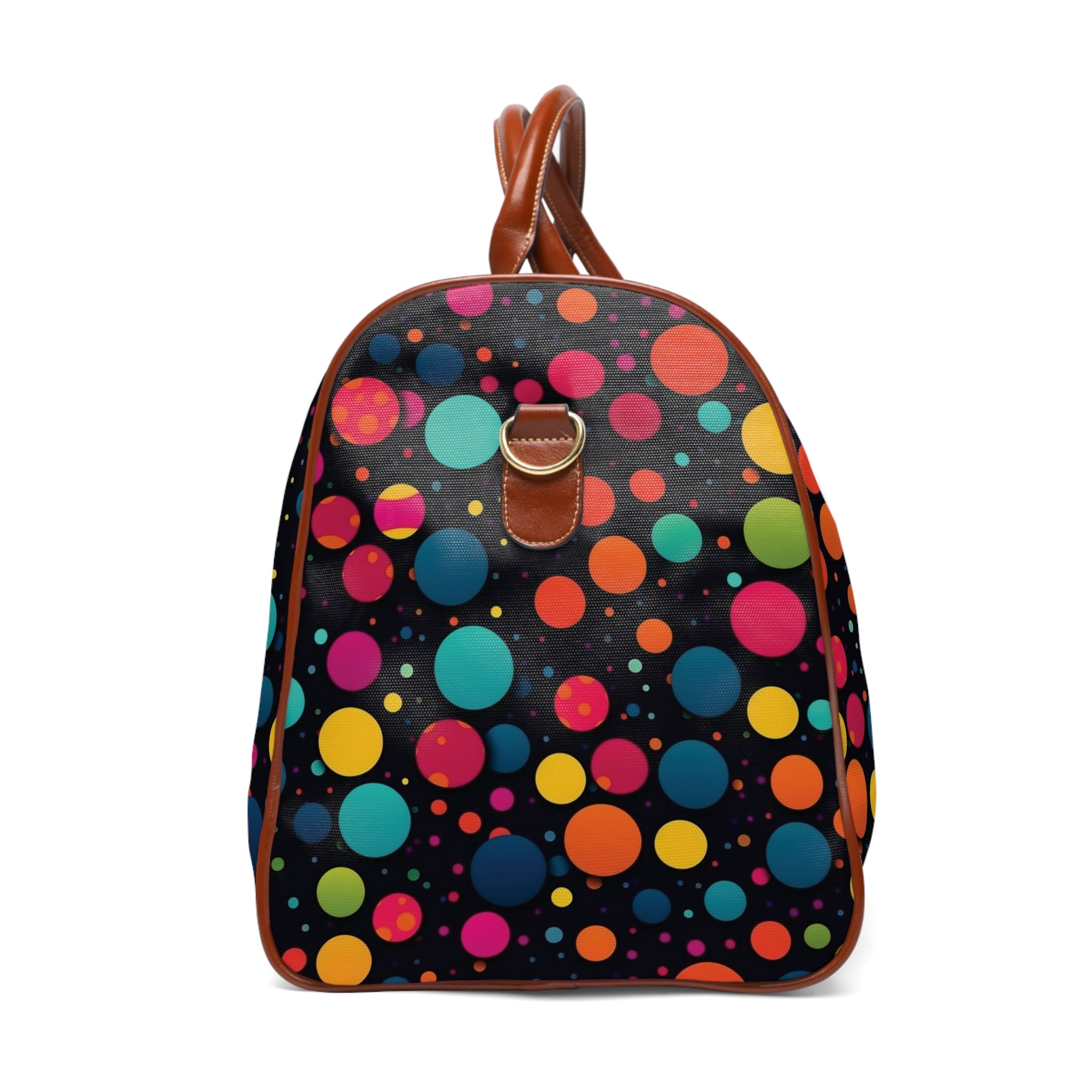 Waterproof Travel Bag (AOP) - Polka Dots Design 06