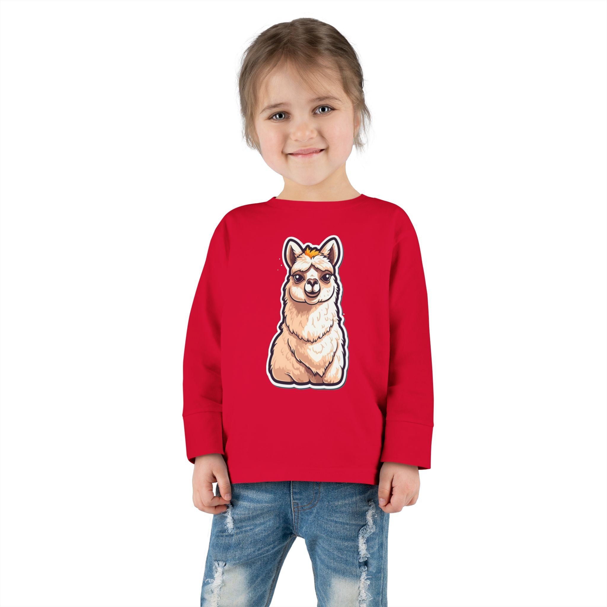 Toddler Long Sleeve Tee - Llama Calf