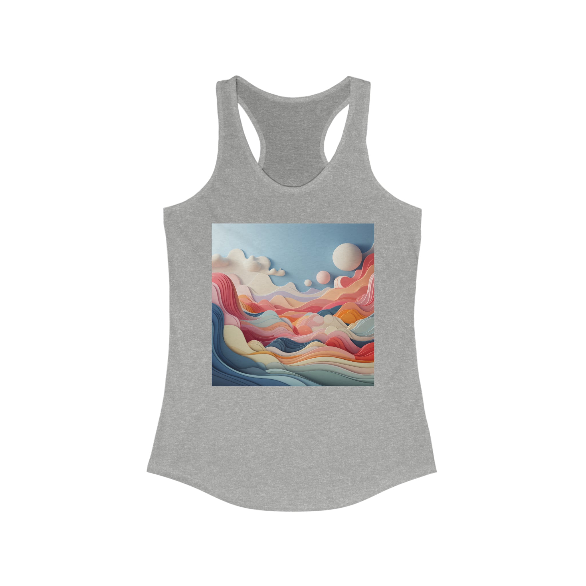 Women's Ideal Racerback Tank - Vector Art Design 14