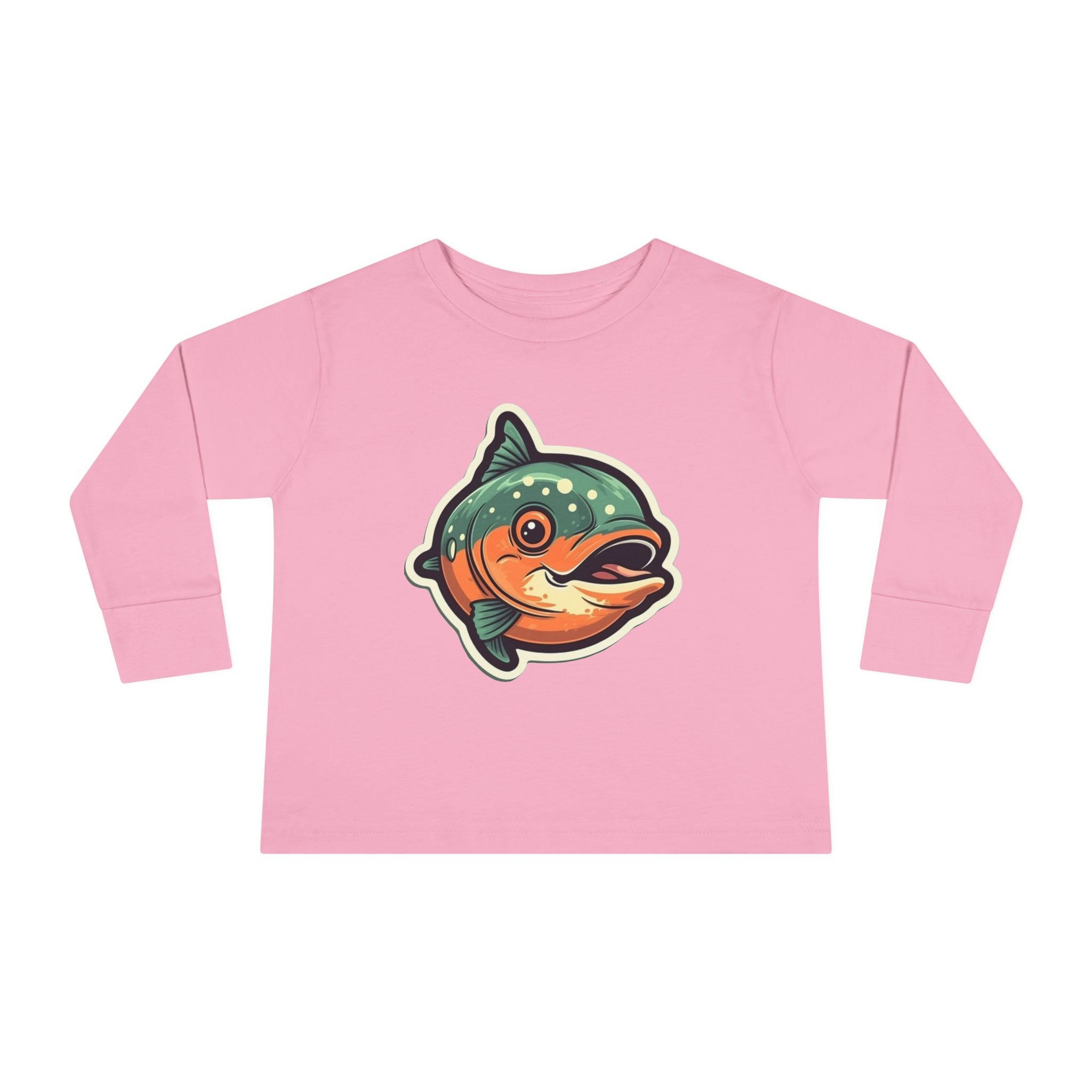 Toddler Long Sleeve Tee - Salmon Fry