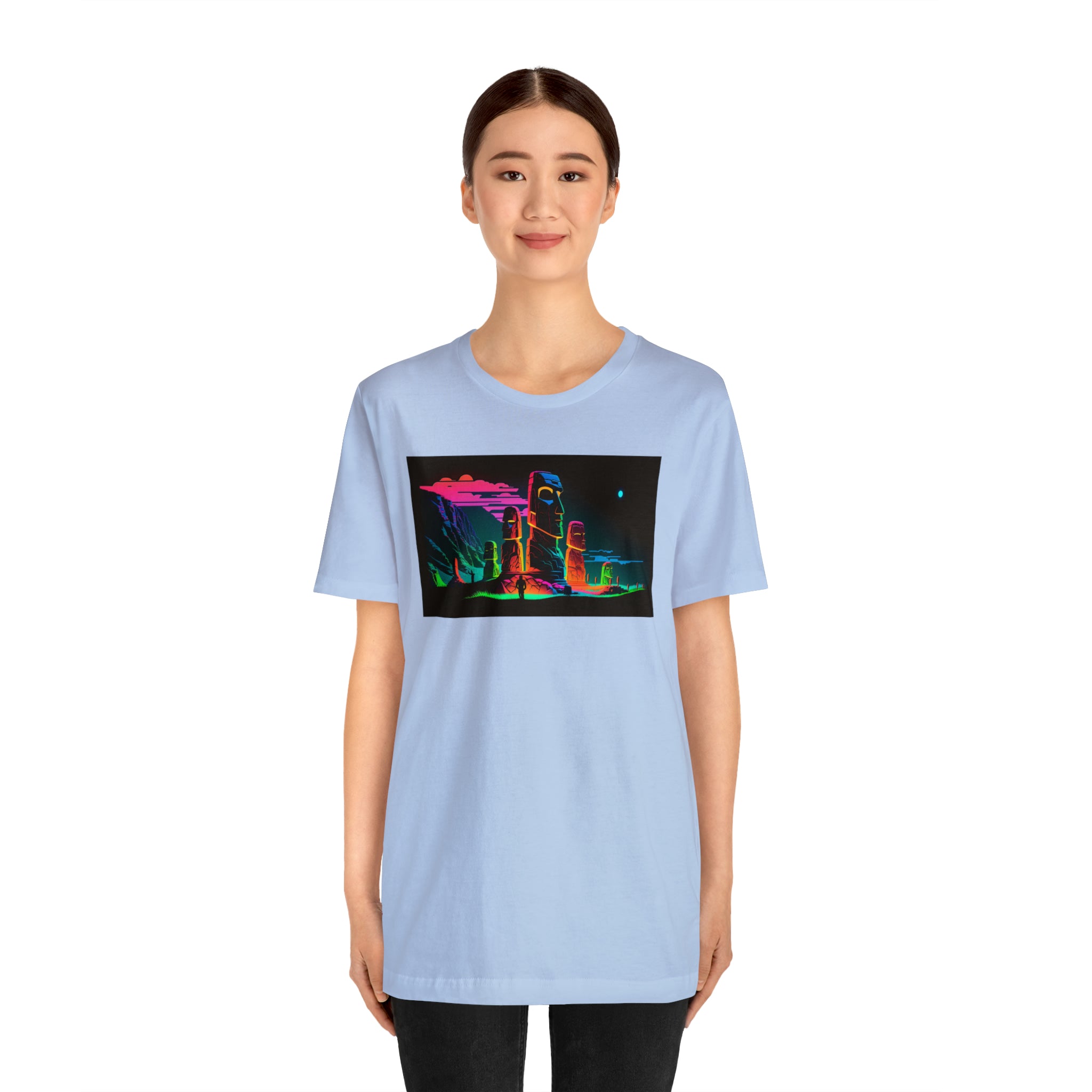 Unisex Jersey Short Sleeve Tee - Easter Islands, Chile