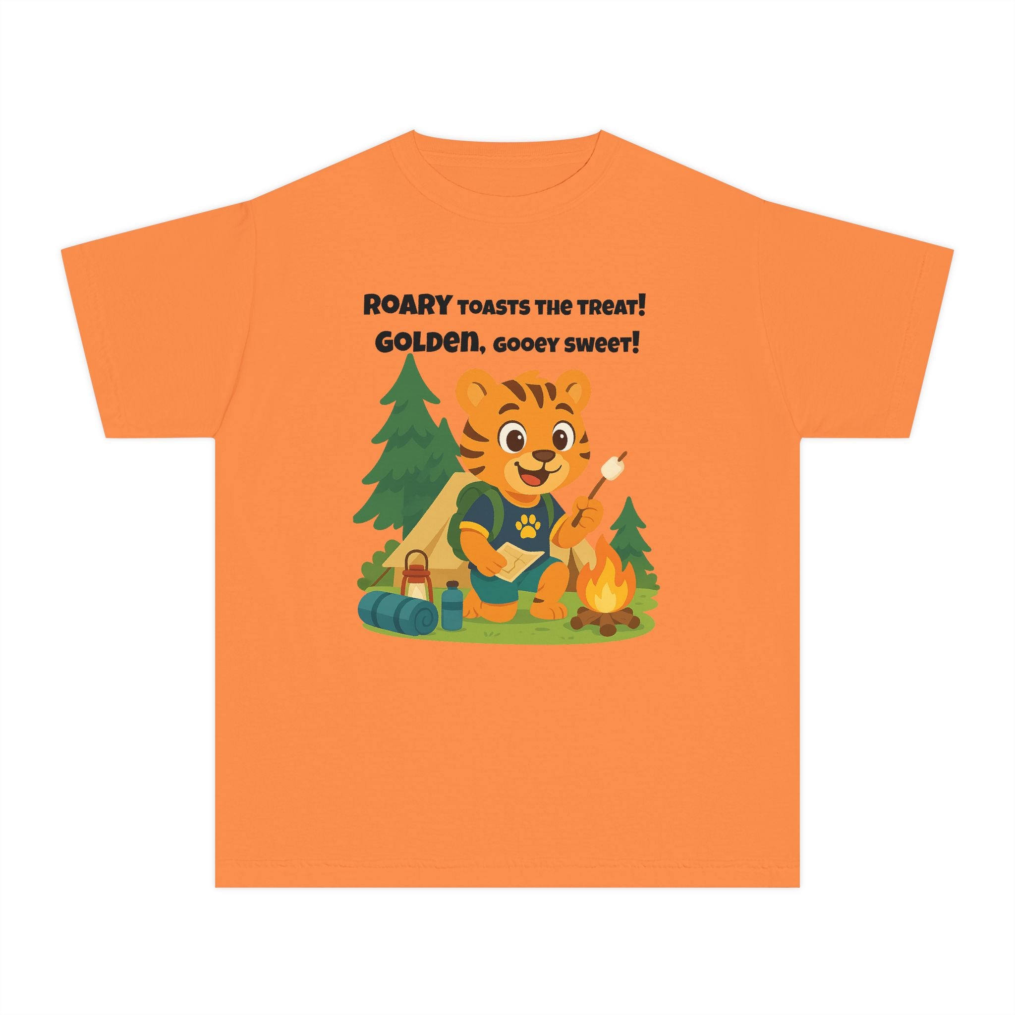 Youth Midweight Cotton Tee - Roary's Camping Adventures