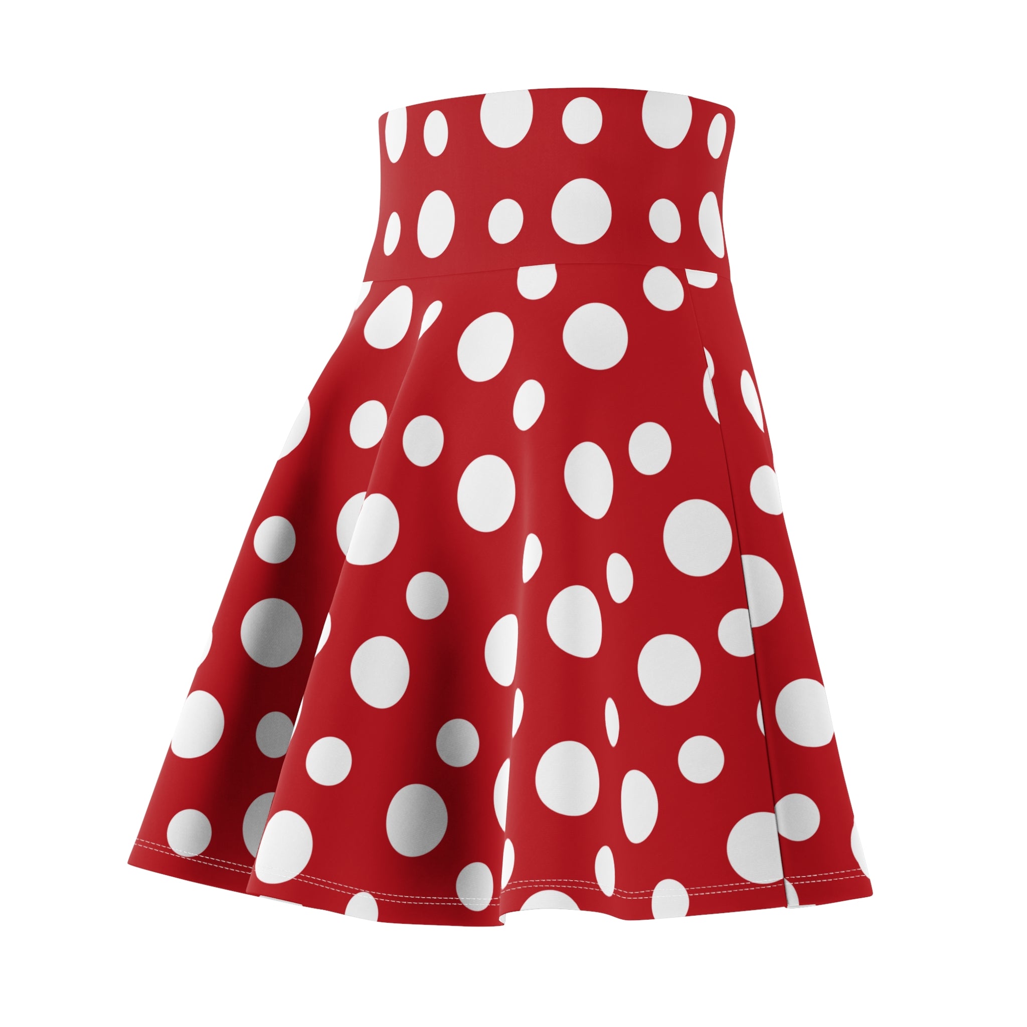 Women's Skater Skirt (AOP) - Seamless Polka Dots Designs