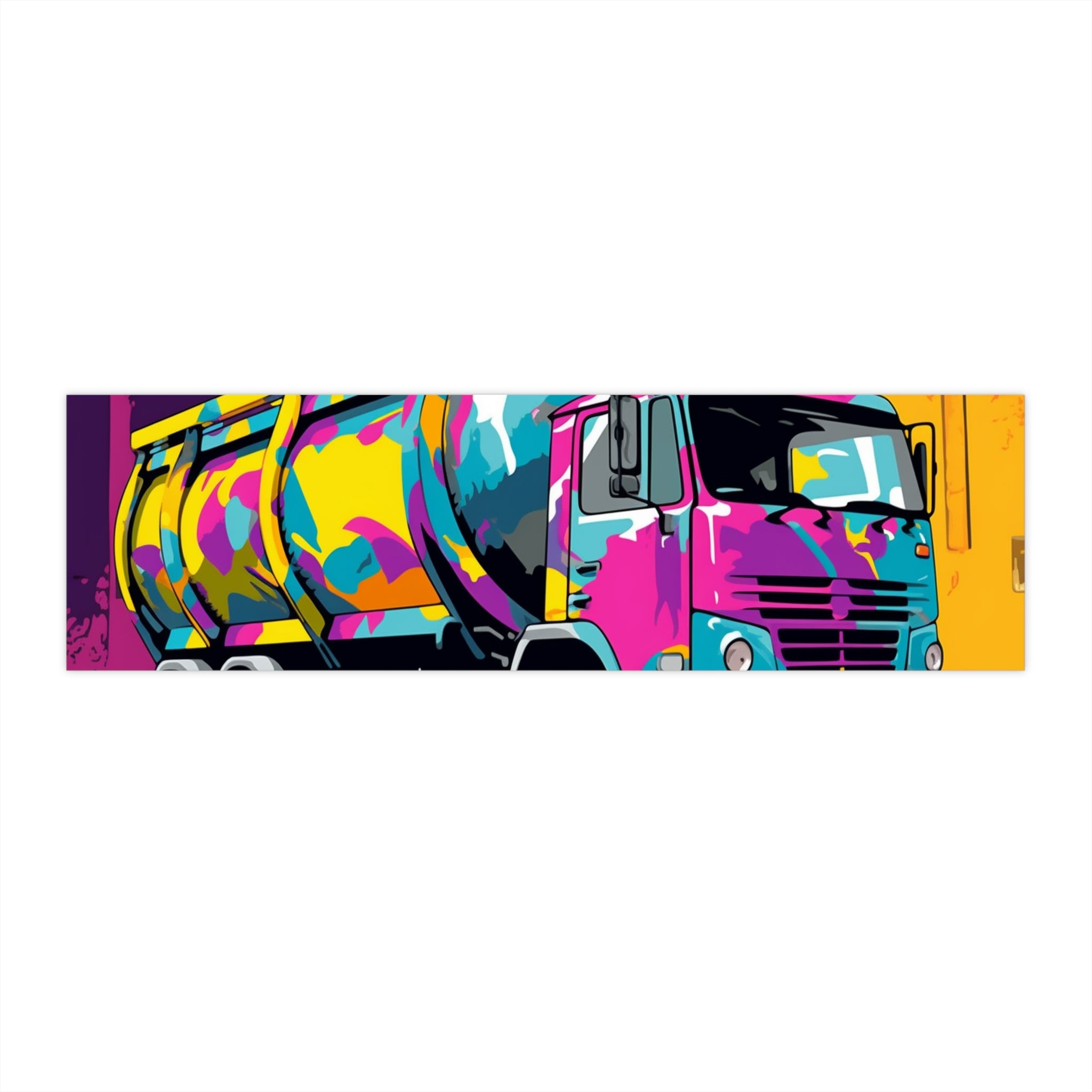 Bumper Stickers - Pop Art Designs, Concrete Mixer
