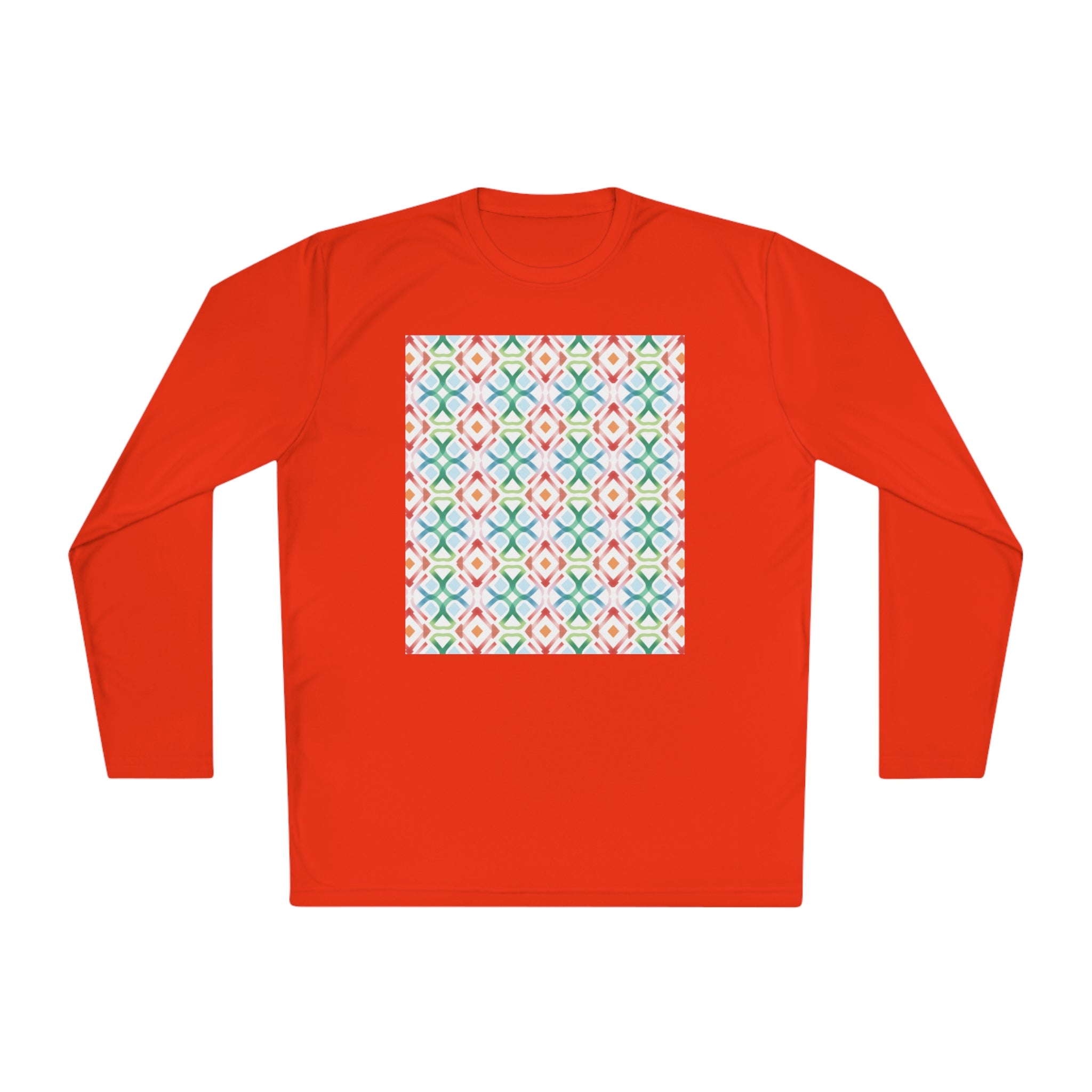Unisex Lightweight Long Sleeve Tee (AOP) - Abstract Designs 09