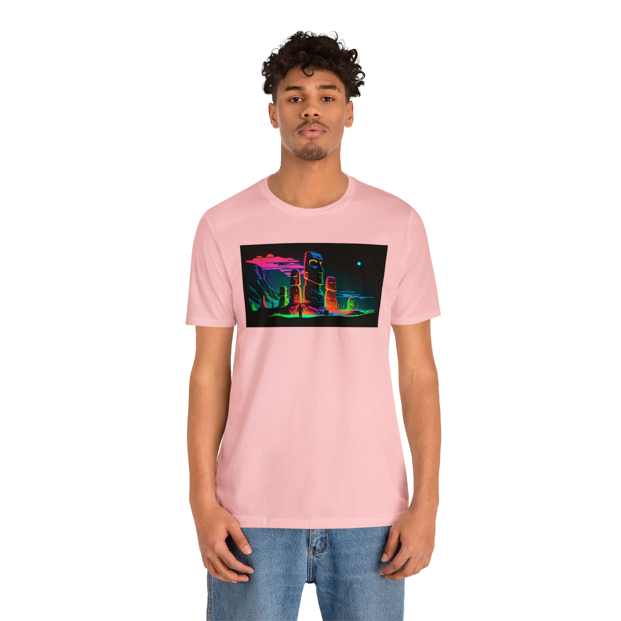 Unisex Jersey Short Sleeve Tee - Easter Islands, Chile