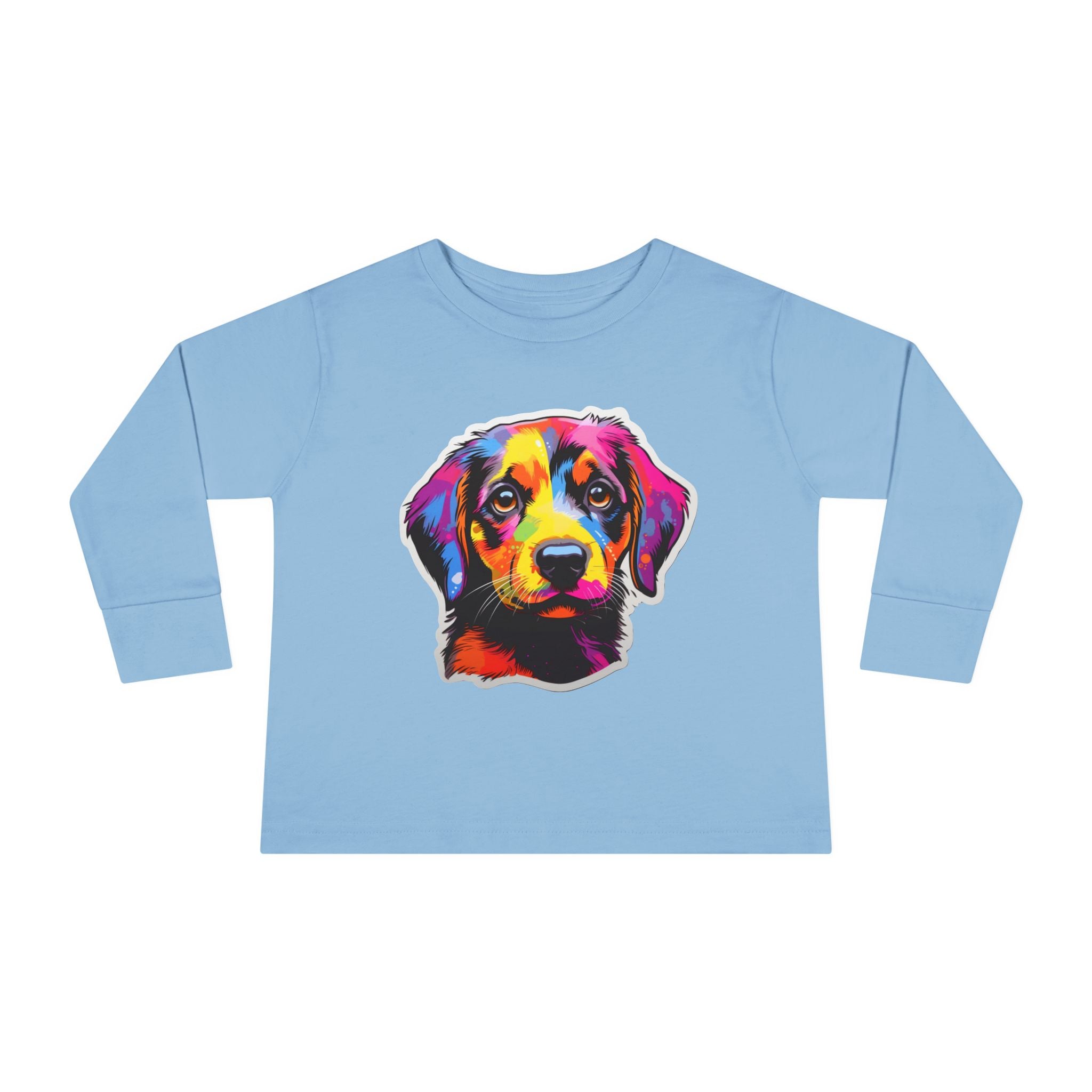 Toddler Long Sleeve Tee - Puppies 10