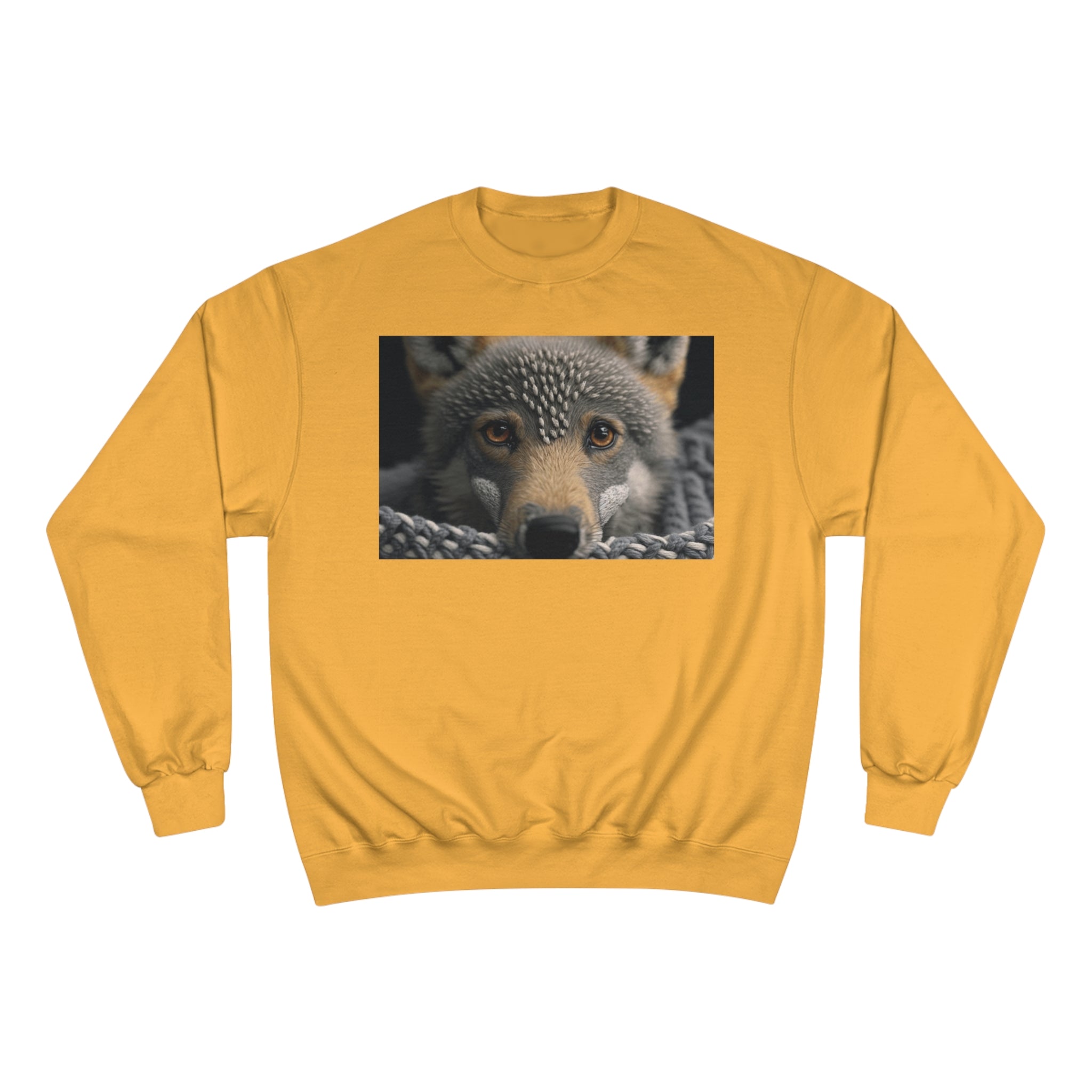 Champion Sweatshirt - Knit Animals, Wolf Pup