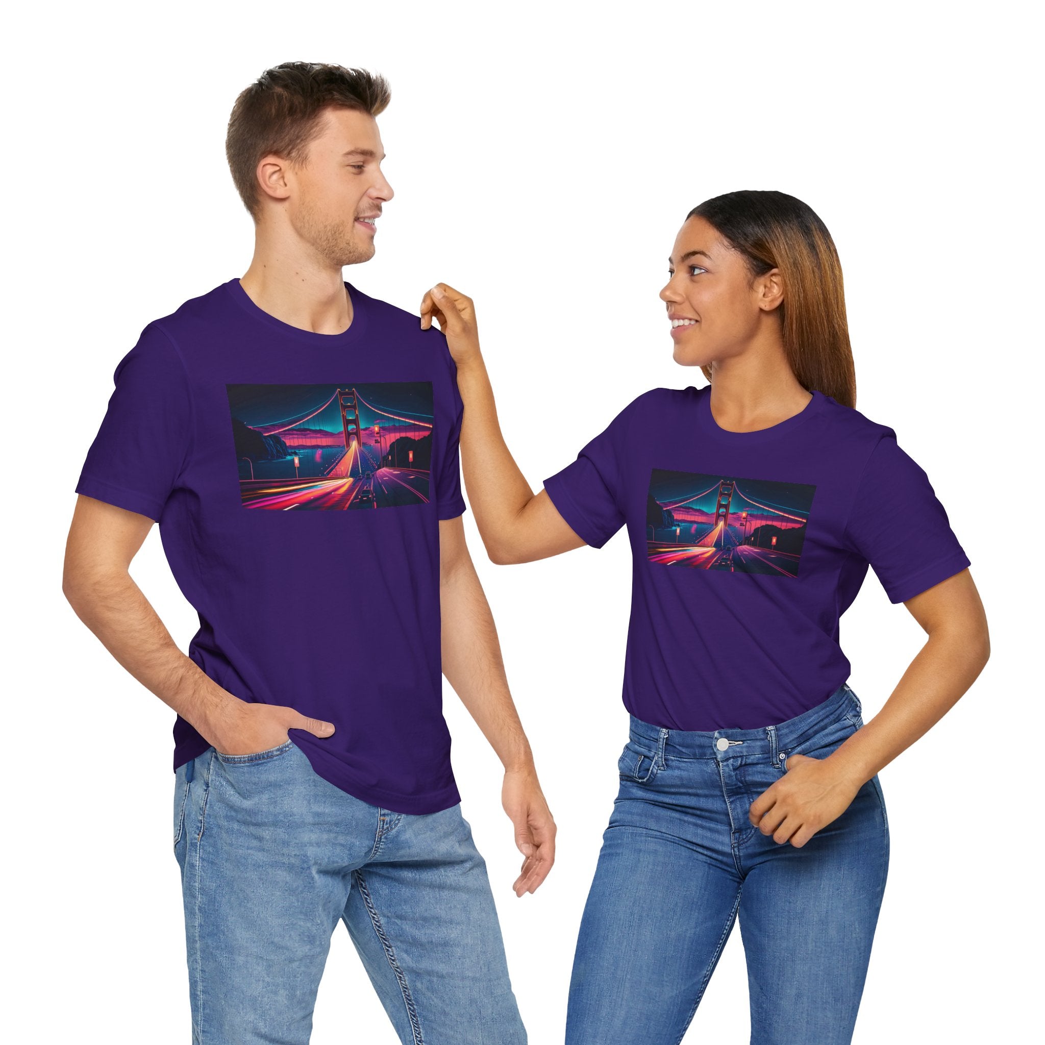 Unisex Jersey Short Sleeve Tee - Golden Gate Bridge, San Francisco, USA