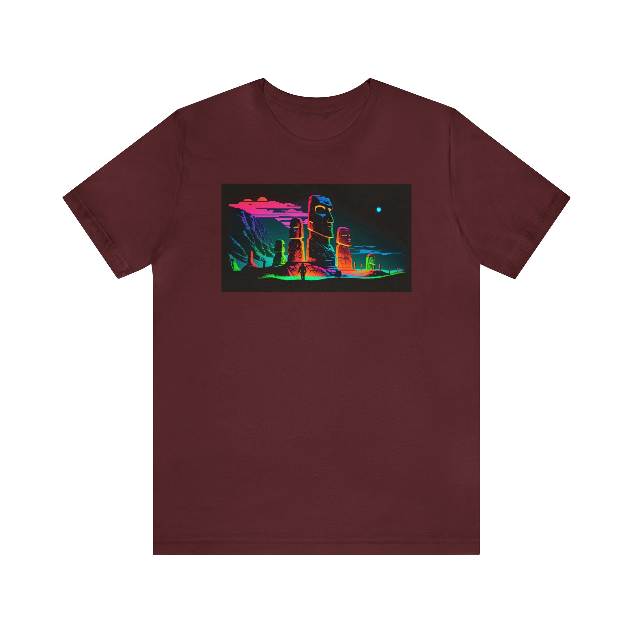 Unisex Jersey Short Sleeve Tee - Easter Islands, Chile