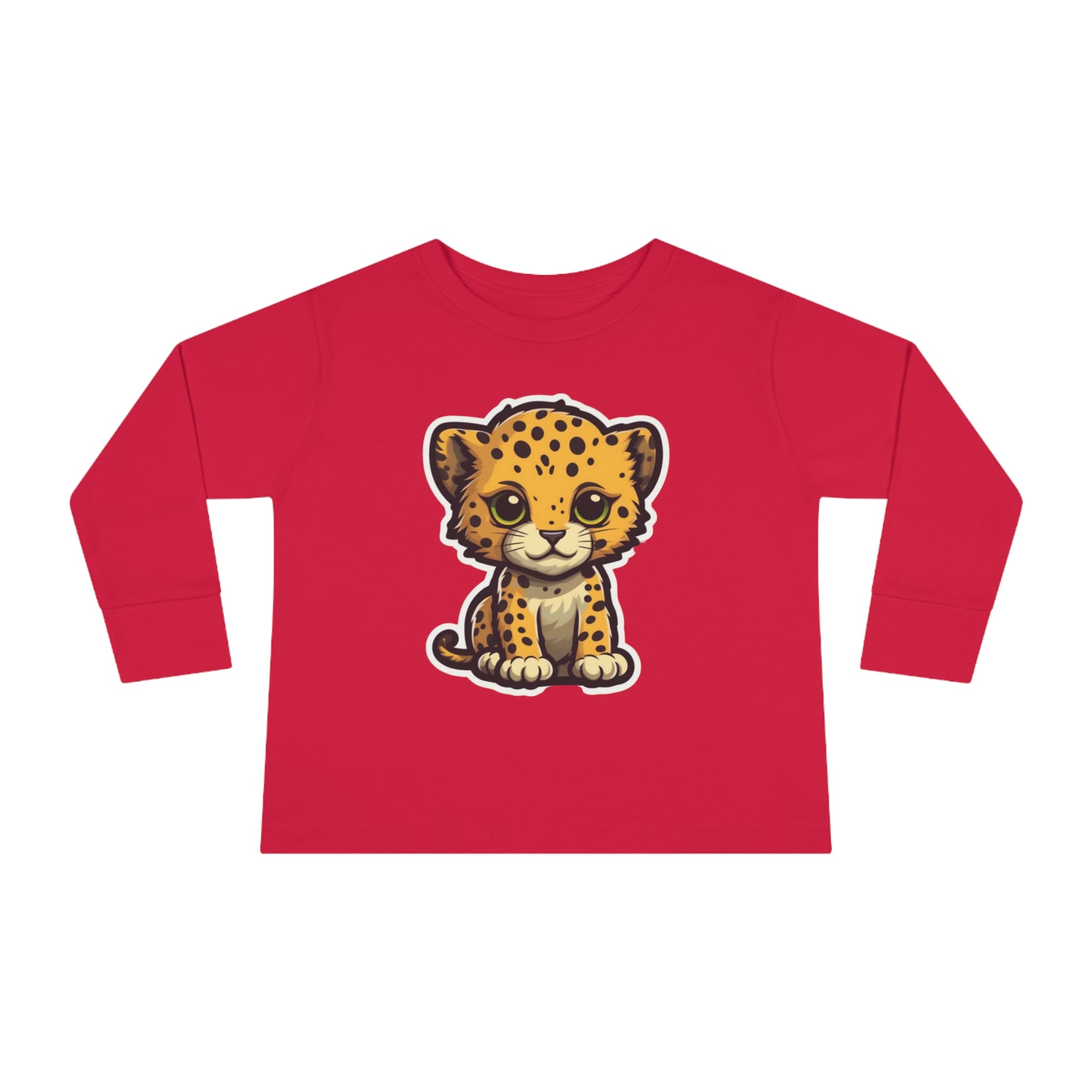 Toddler Long Sleeve Tee - Cheetah Cub
