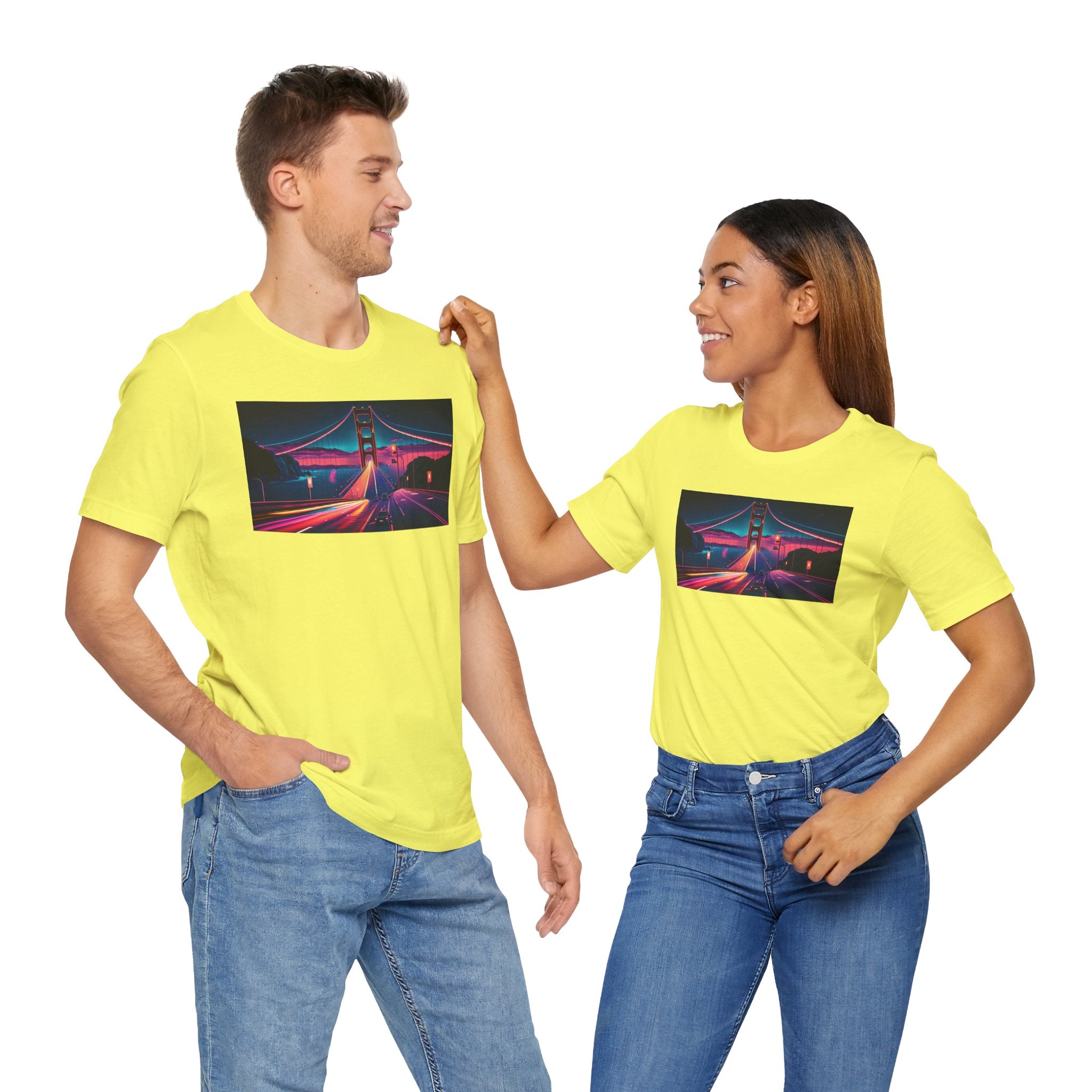 Unisex Jersey Short Sleeve Tee - Golden Gate Bridge, San Francisco, USA