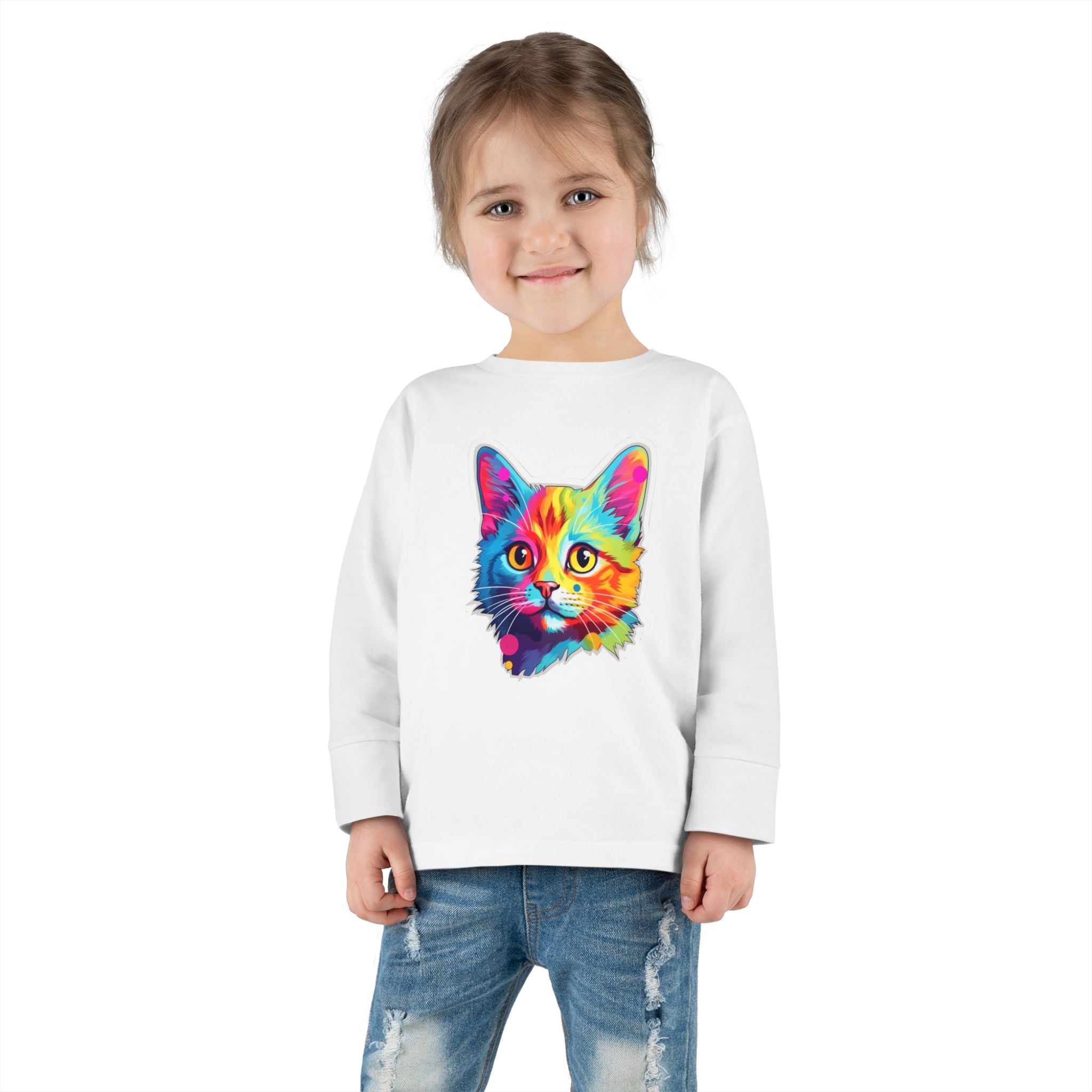 Toddler Long Sleeve Tee - Kittens 09