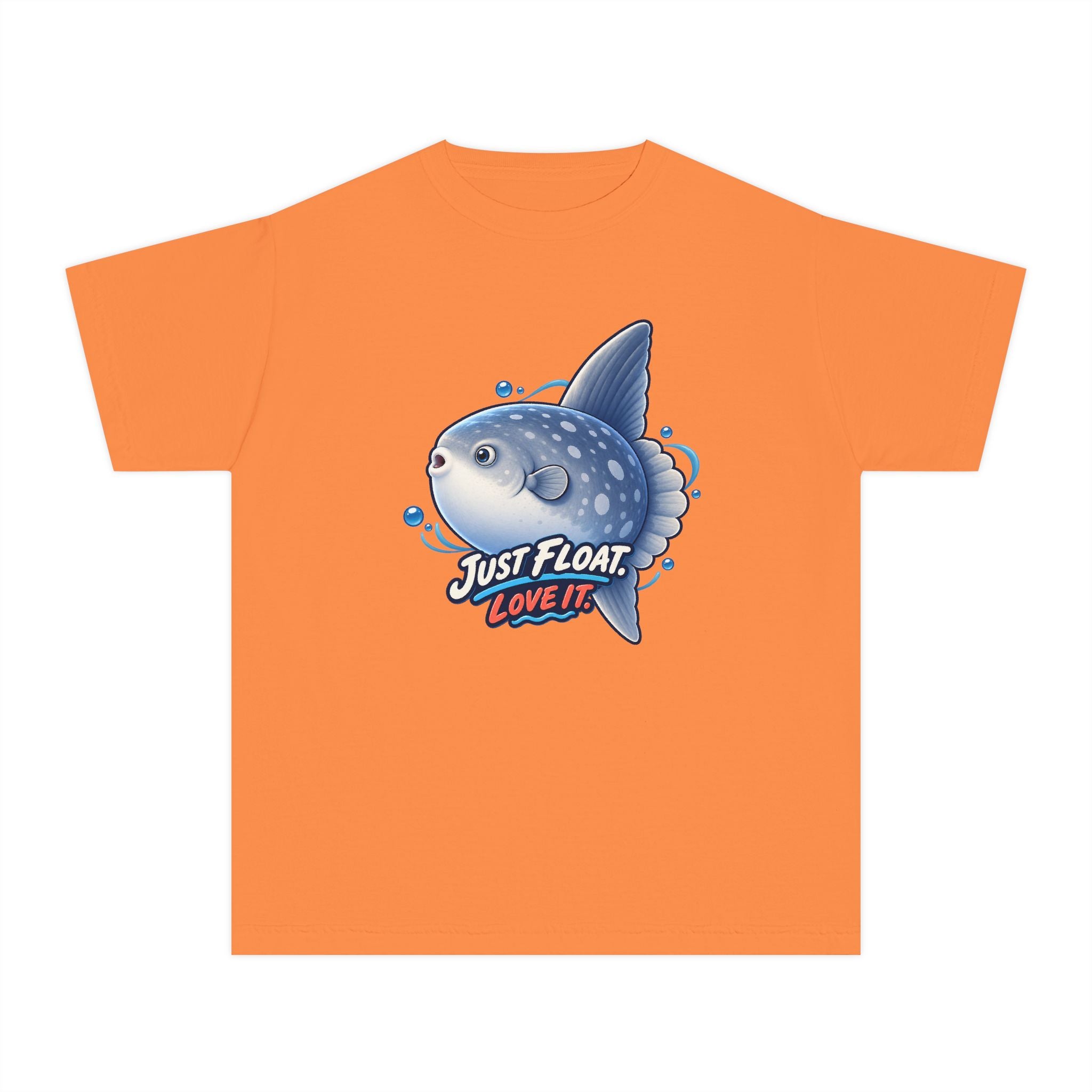 Youth Midweight Cotton Tee - Sunfish drifting