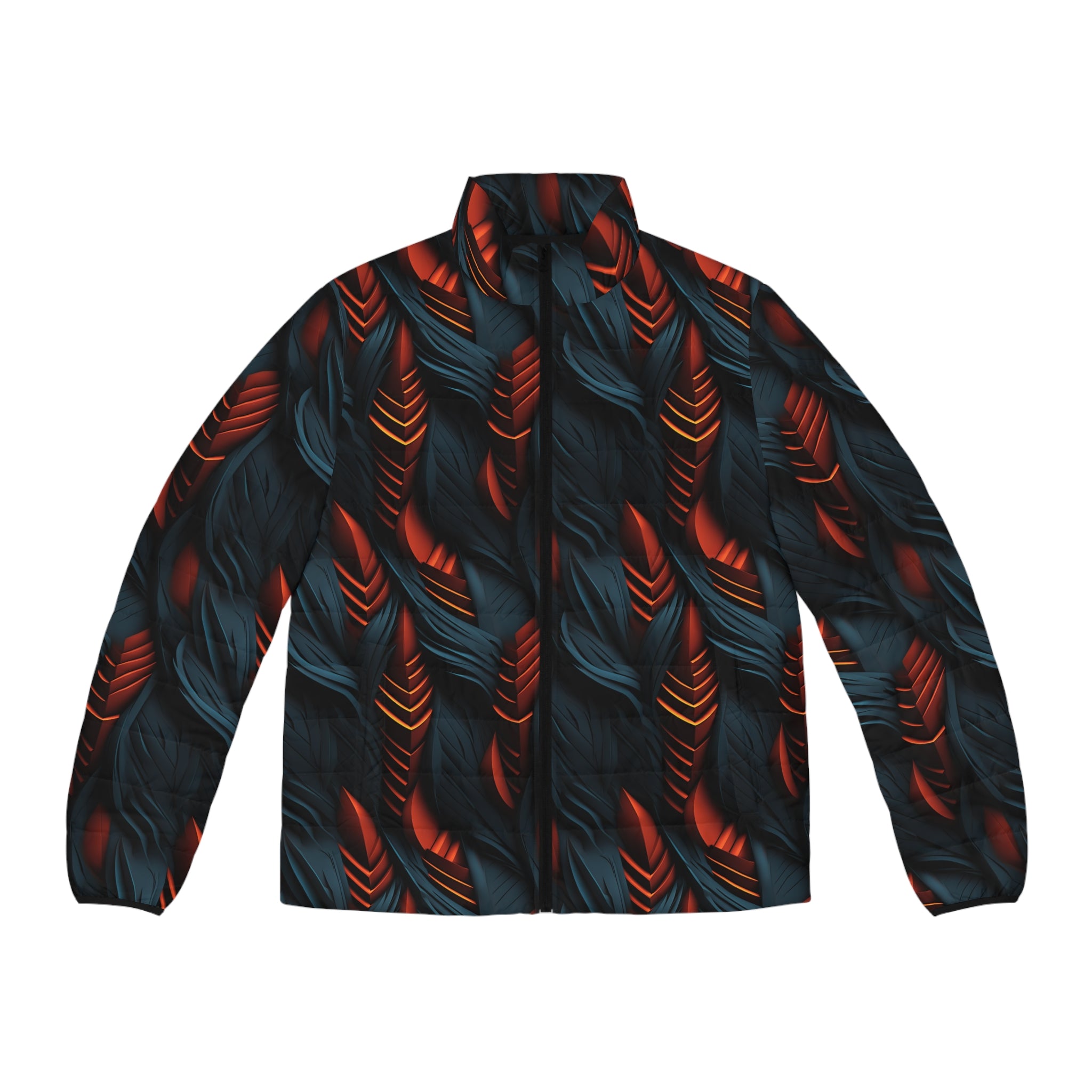 Men's Puffer Jacket (AOP) - Abstract Designs 13