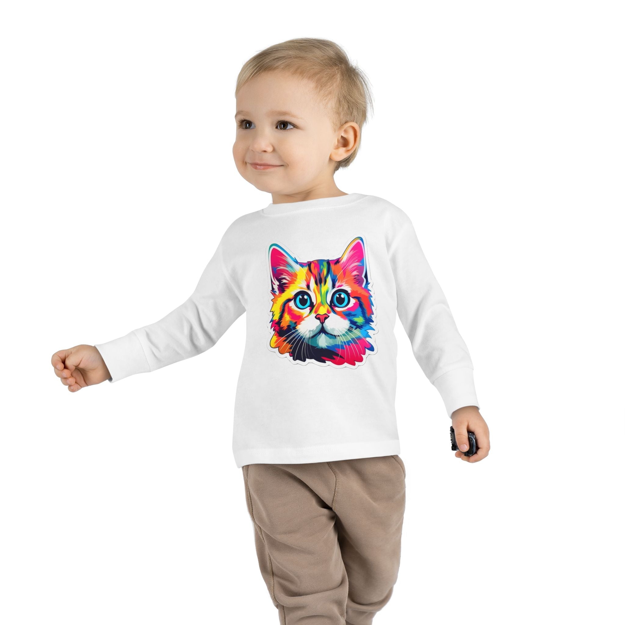 Toddler Long Sleeve Tee - Kittens 10