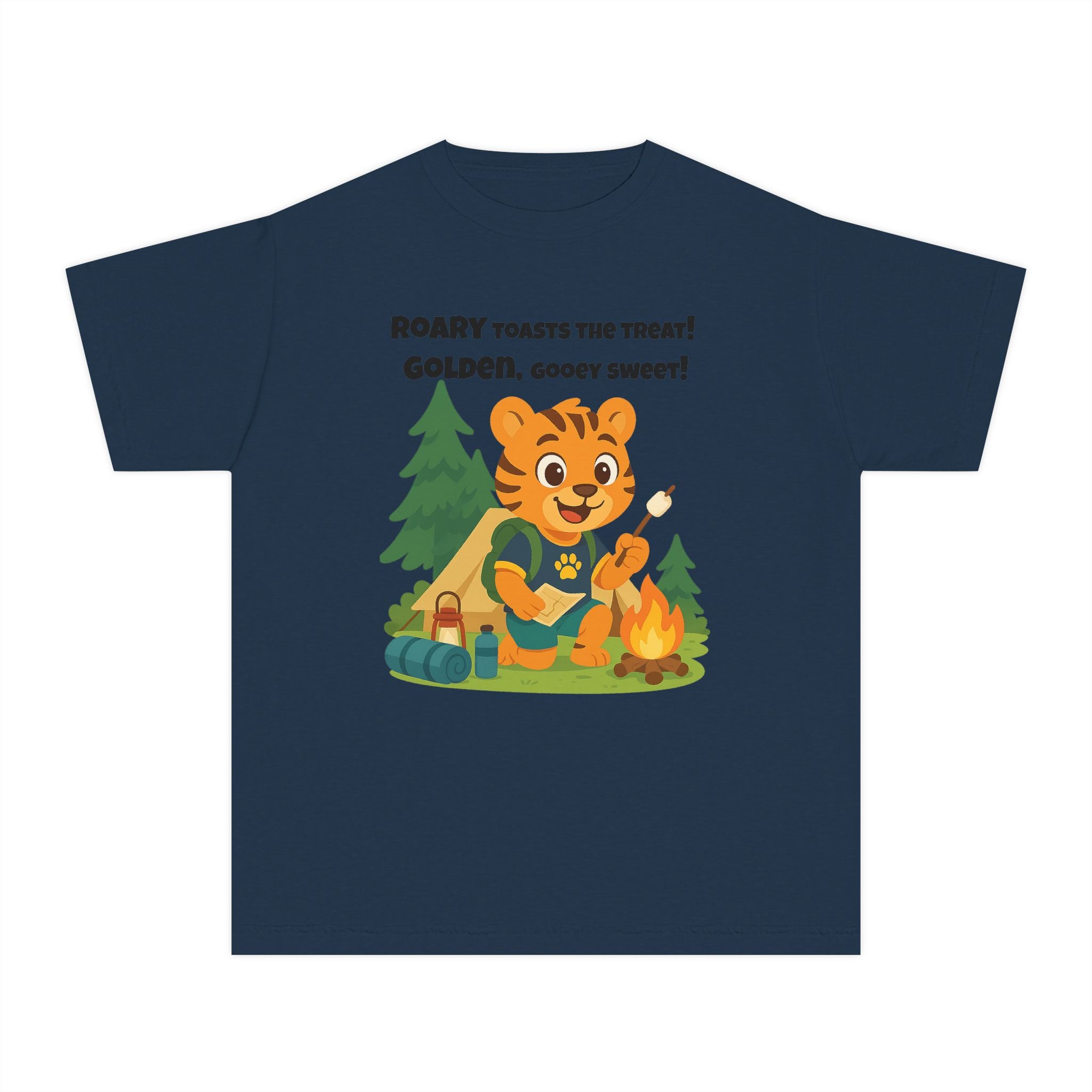 Youth Midweight Cotton Tee - Roary's Camping Adventures