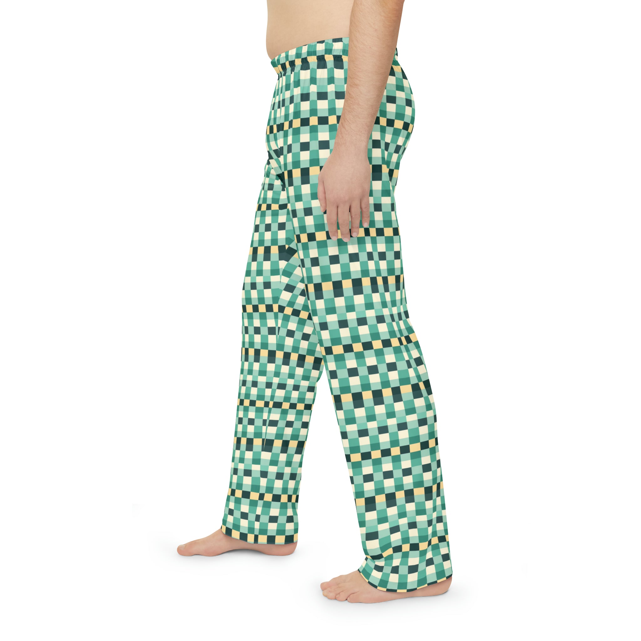 Men's Pajama Pants (AOP) - Seamless Checkered Designs 16