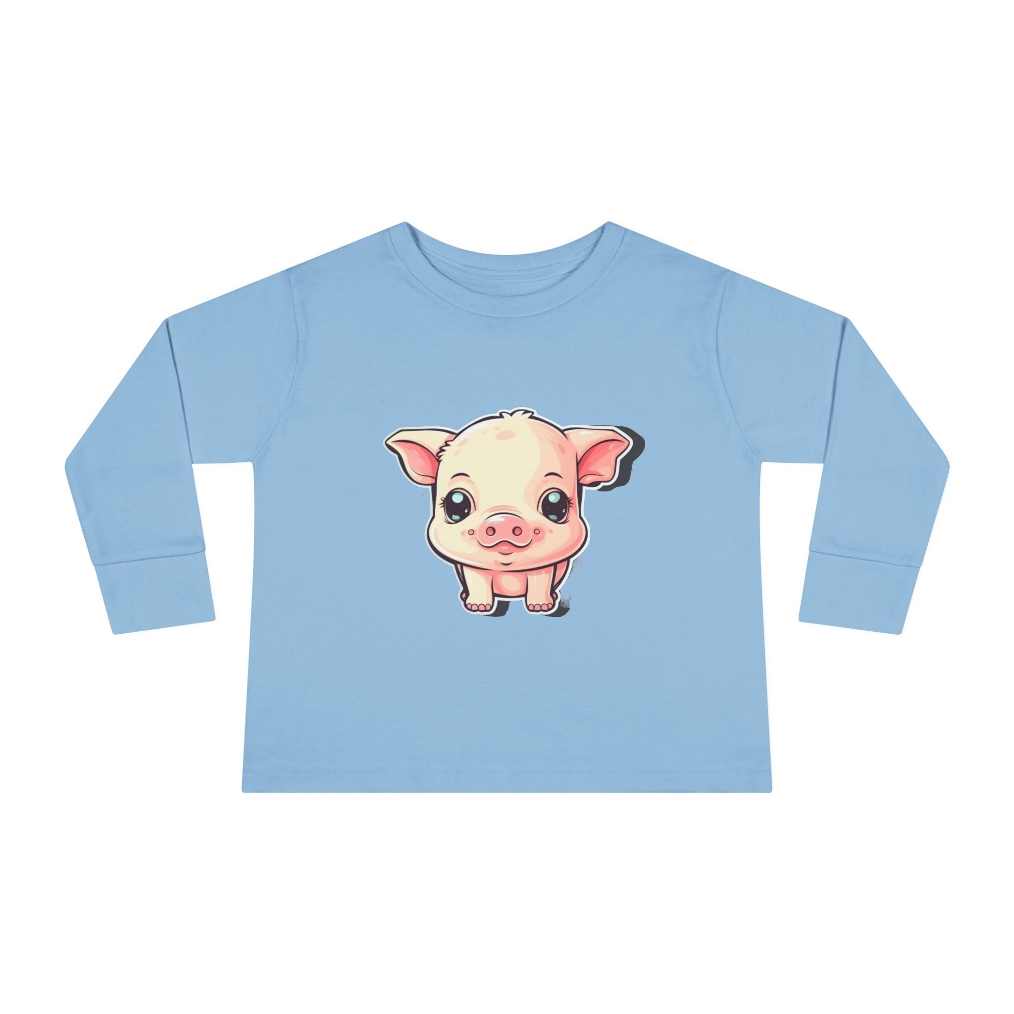 Toddler Long Sleeve Tee - Pig Piglet