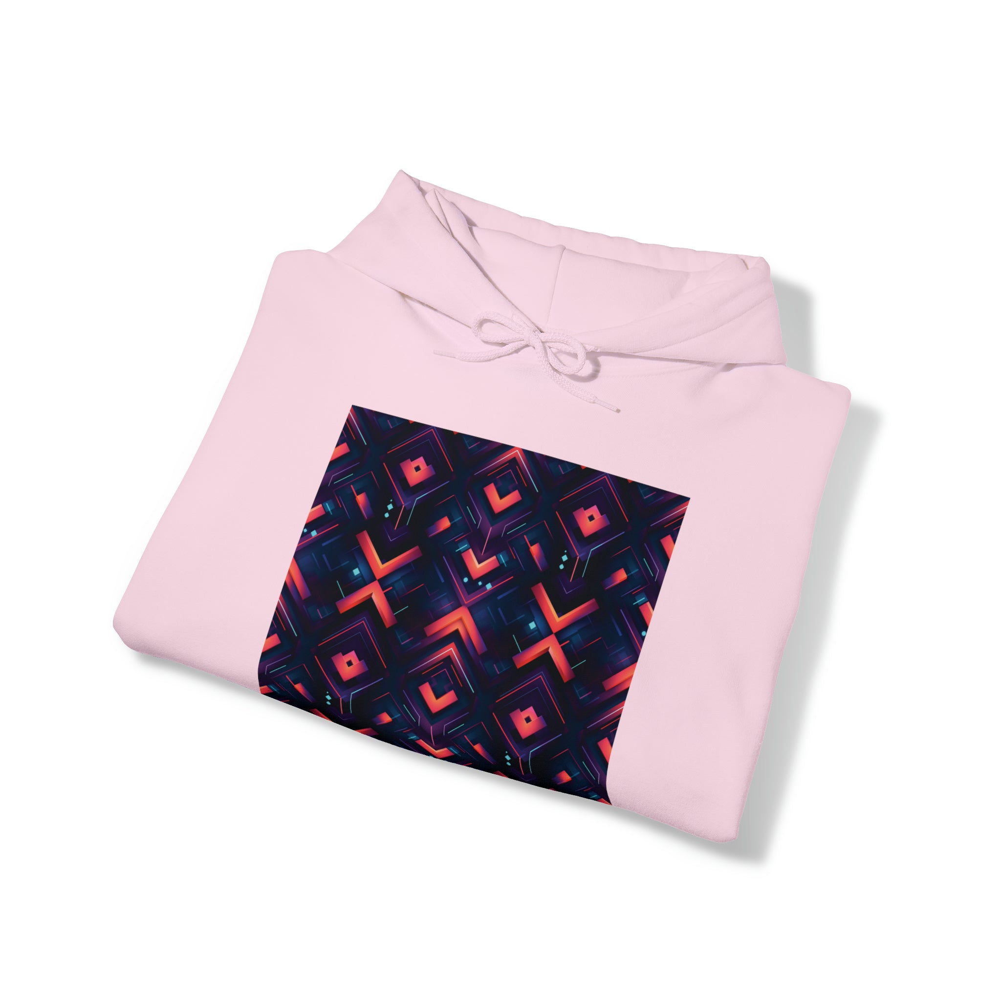 Unisex Heavy Blend™ Hooded Sweatshirt - Abstract Neon Designs 03