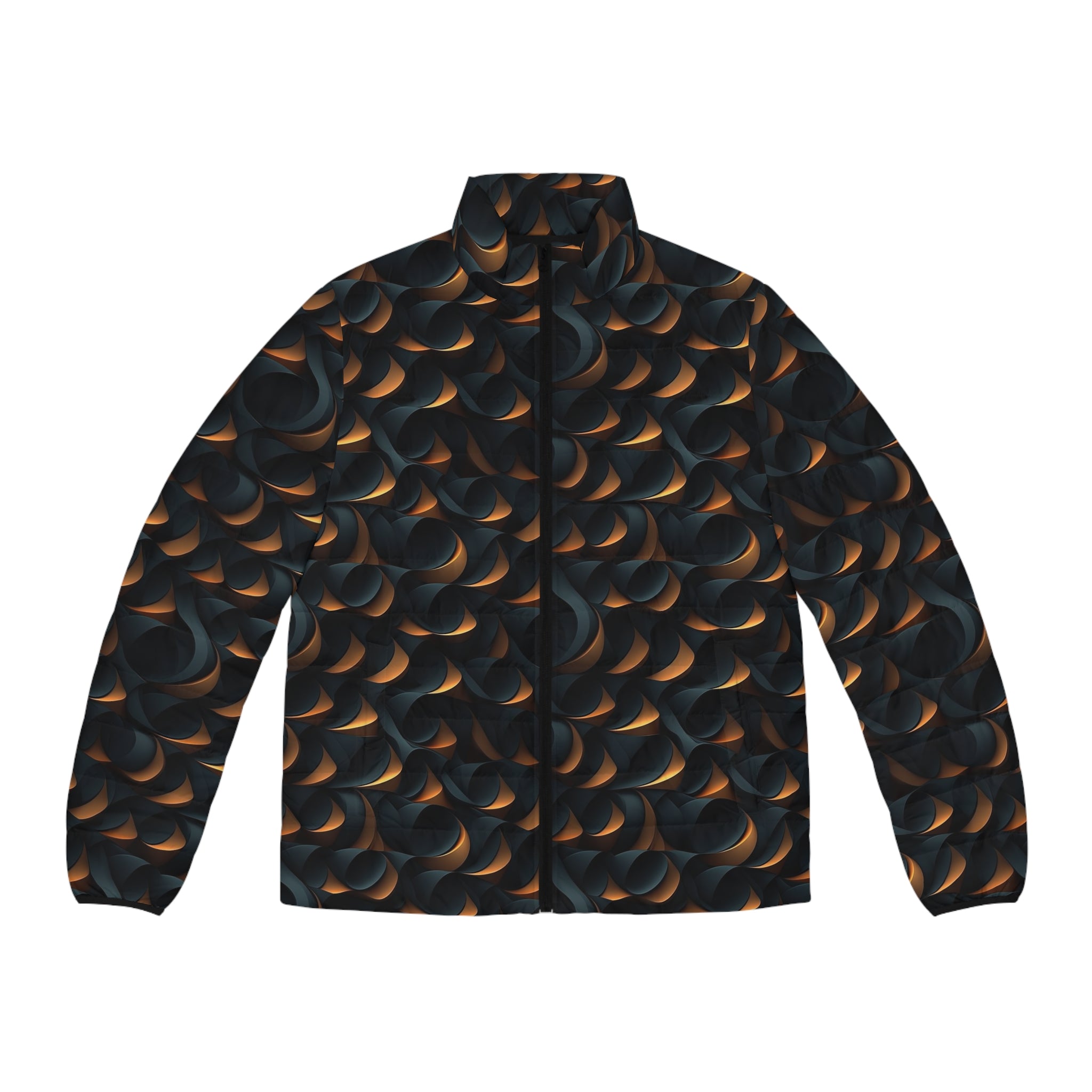 Men's Puffer Jacket (AOP) - Abstract Designs 14