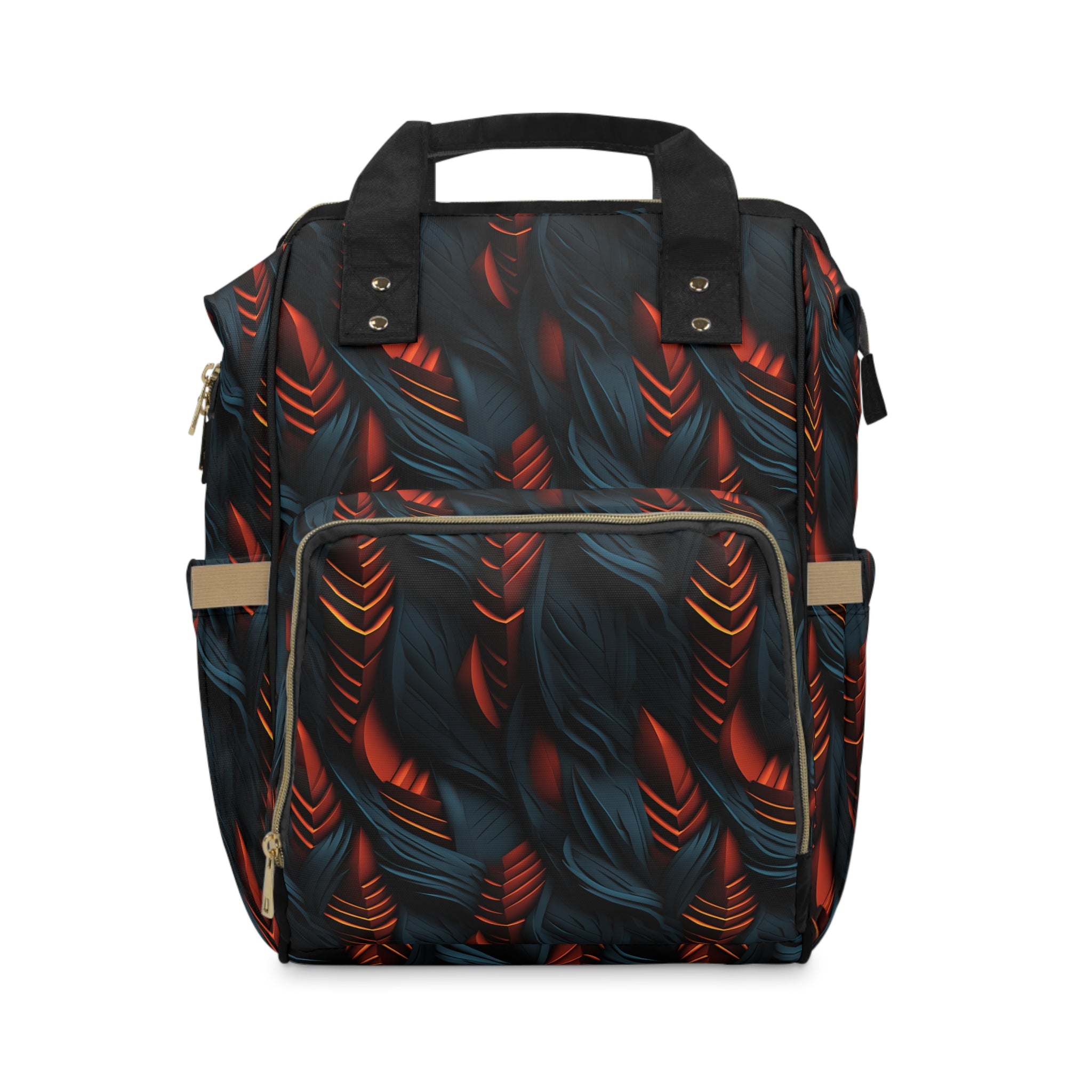 Multifunctional Diaper Backpack (AOP) - Abstract Designs 03