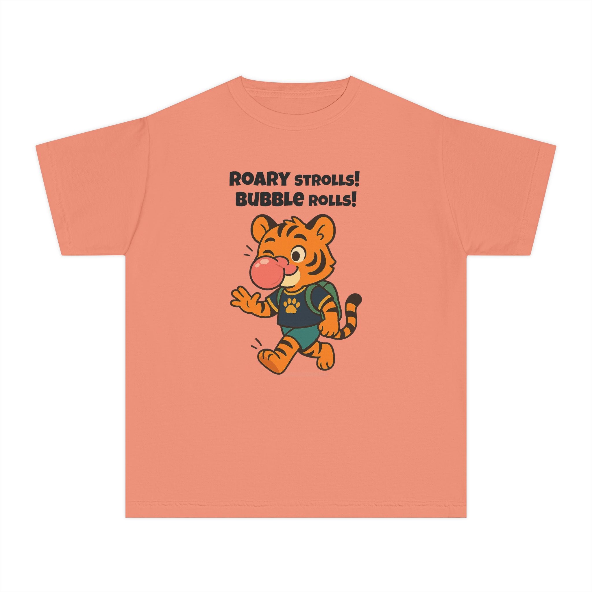 Youth Midweight Cotton Tee - Roary's Bubblegum Time