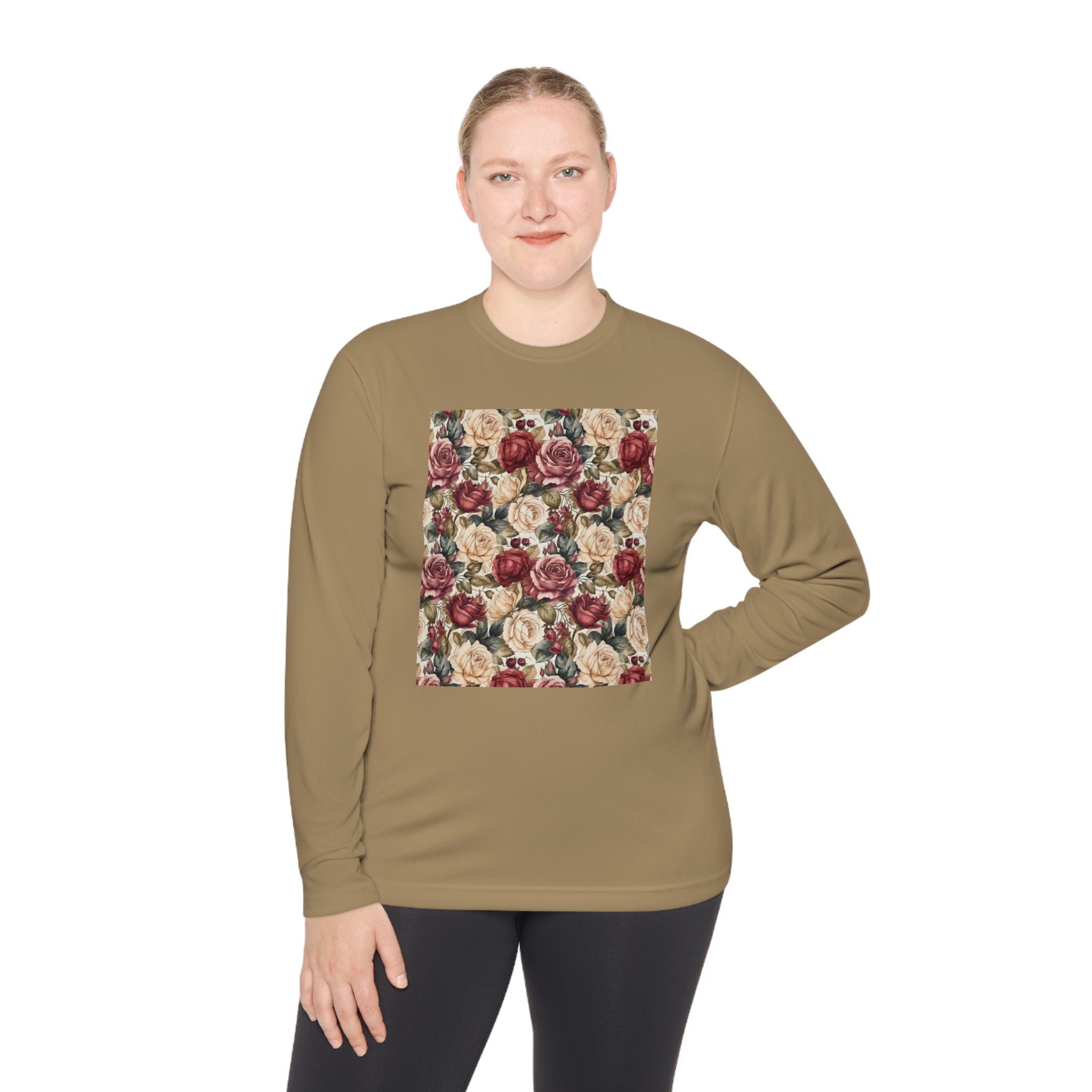 Unisex Lightweight Long Sleeve Tee (AOP) - Abstract Designs 14