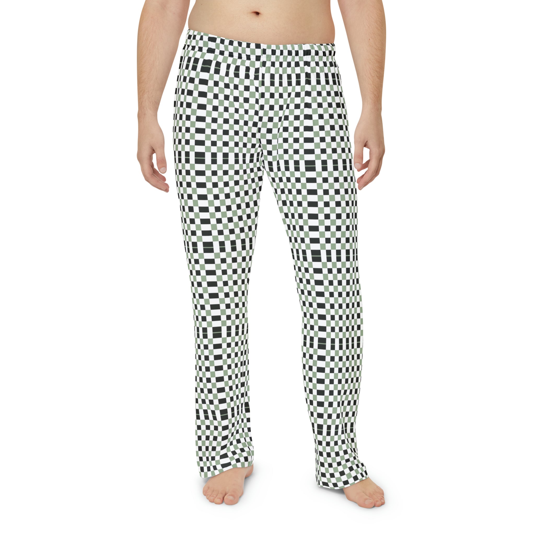 Men's Pajama Pants (AOP) - Seamless Checkered Designs 05
