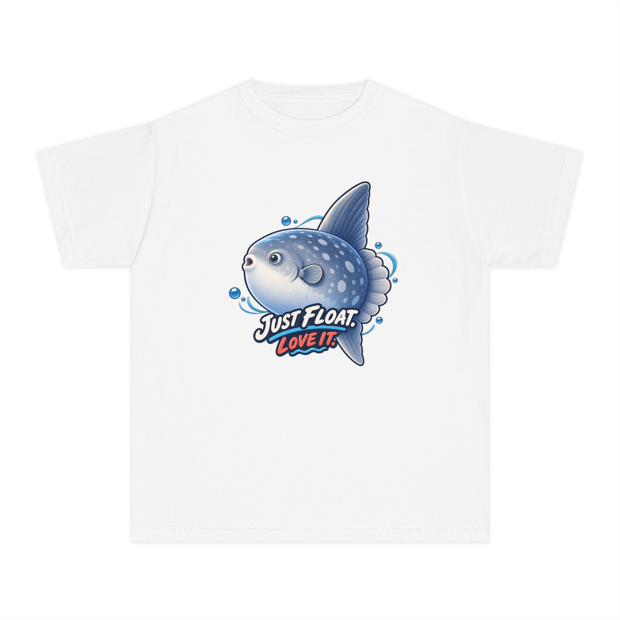 Youth Midweight Cotton Tee - Sunfish drifting