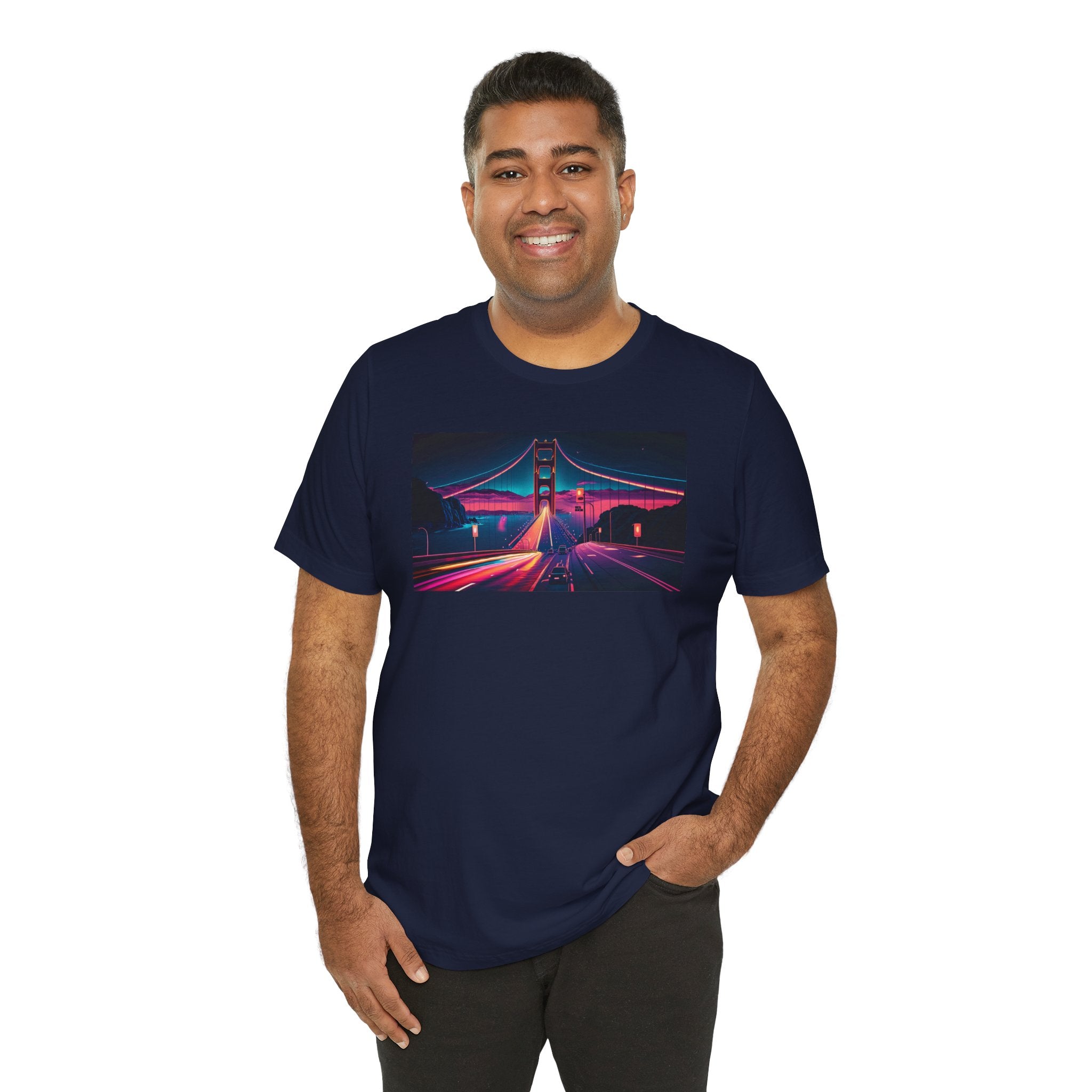 Unisex Jersey Short Sleeve Tee - Golden Gate Bridge, San Francisco, USA