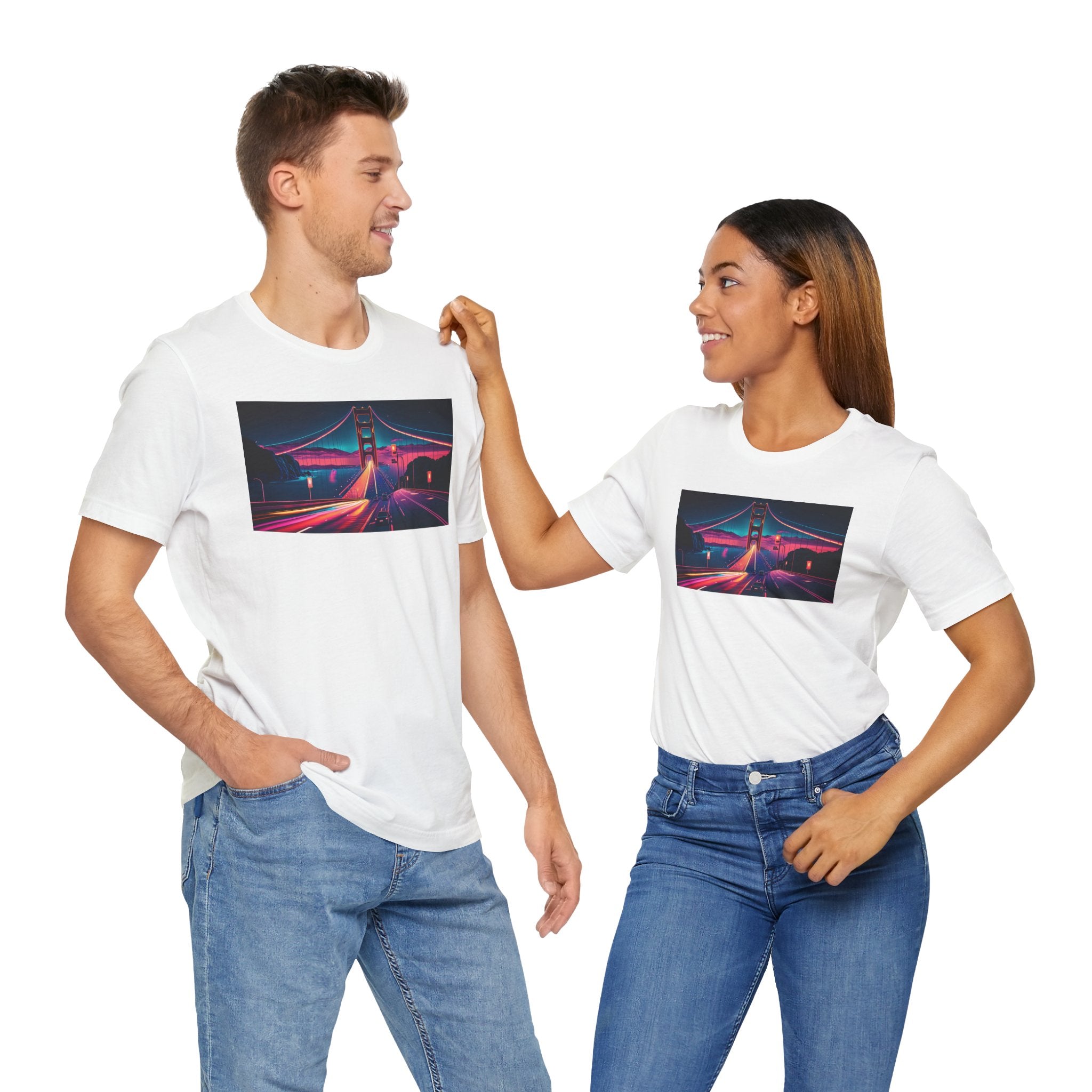 Unisex Jersey Short Sleeve Tee - Golden Gate Bridge, San Francisco, USA
