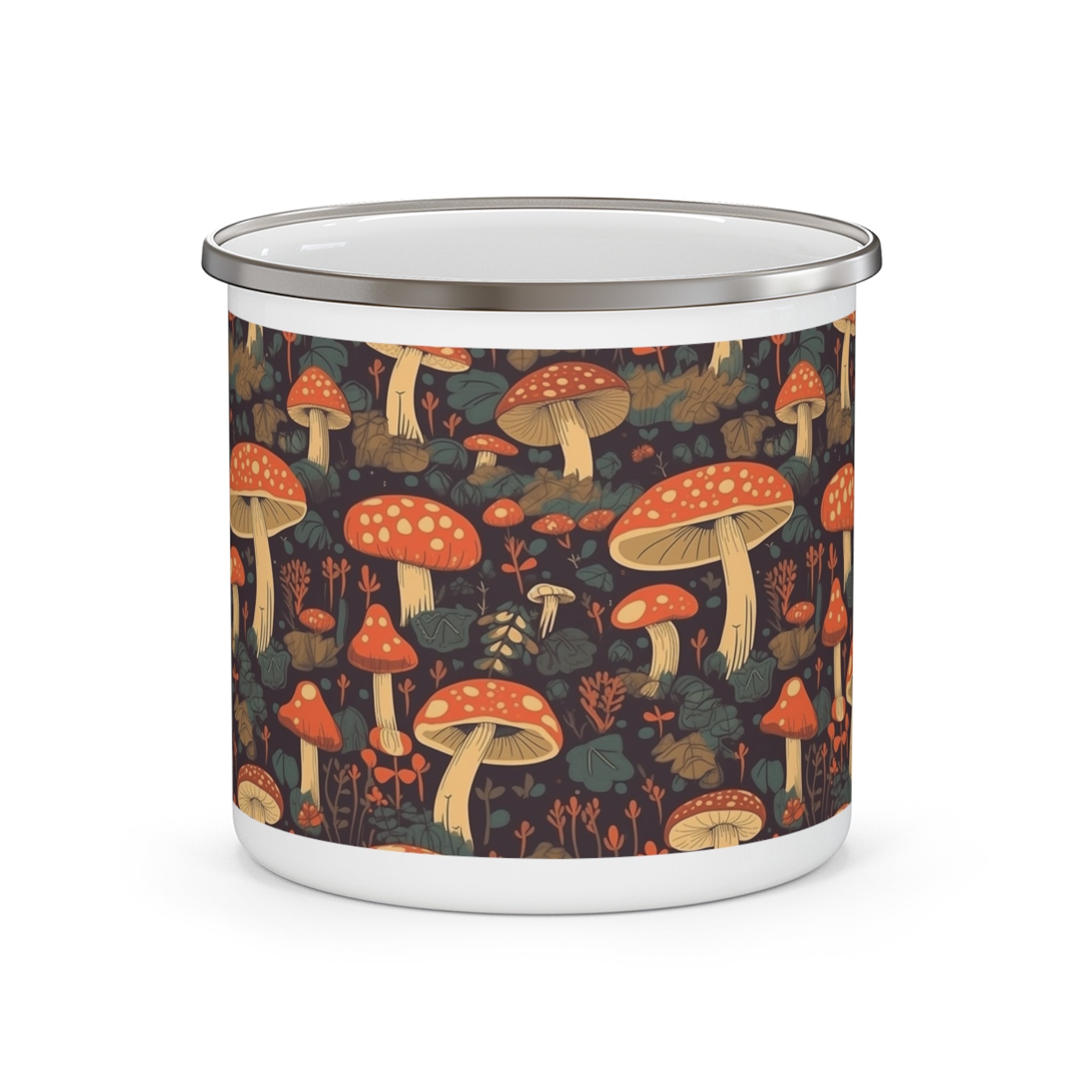 Enamel Camping Mug - Seamless Designs 02