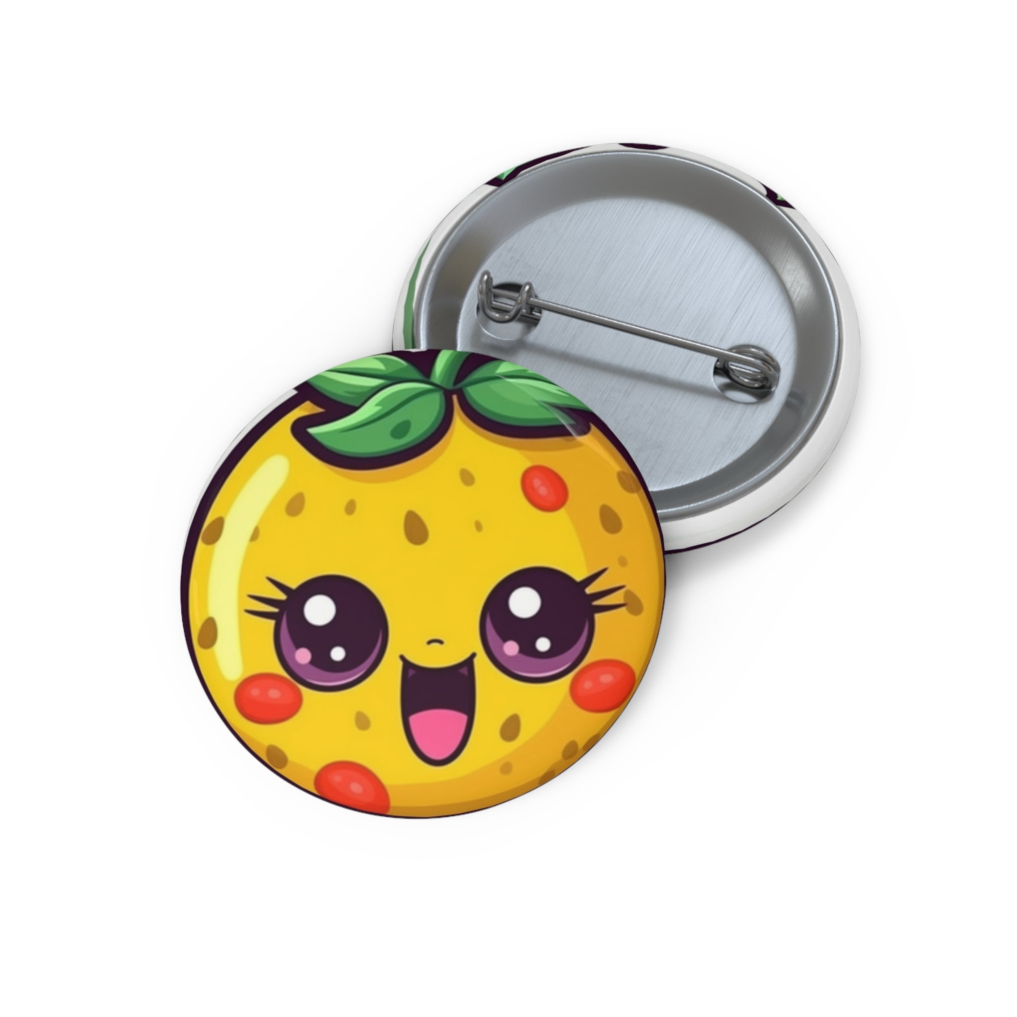 Custom Pin Buttons - Passion Fruit