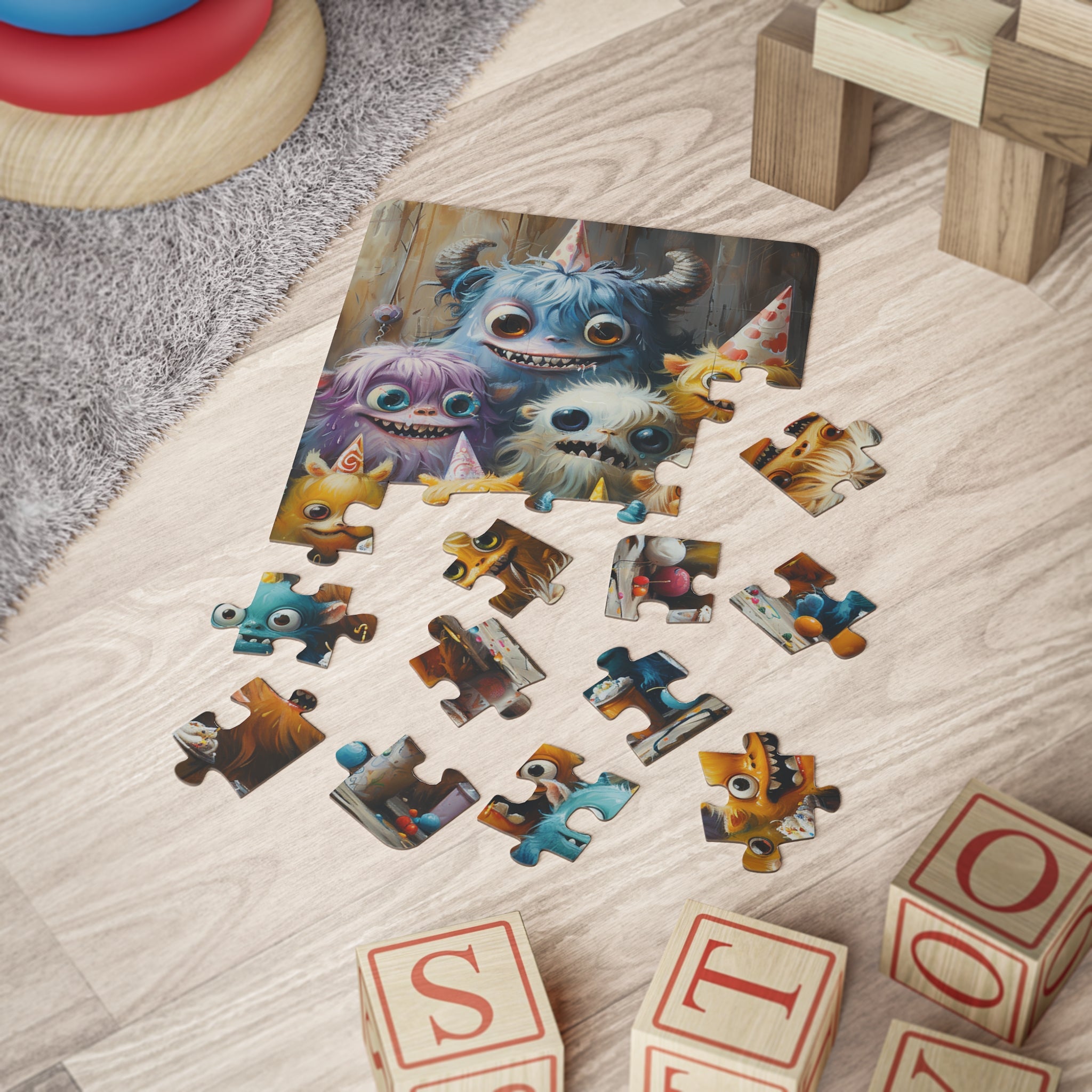 Kids' Puzzle, 30-Piece - Monster Party