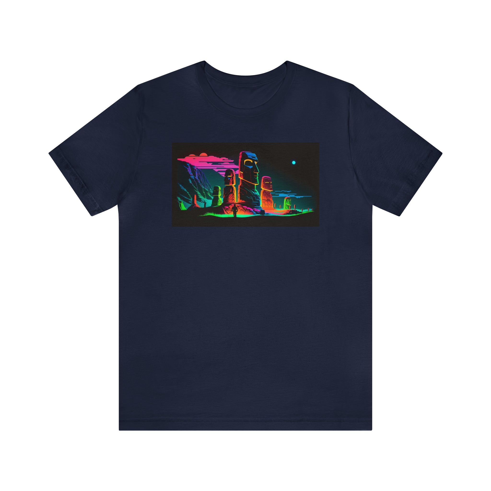 Unisex Jersey Short Sleeve Tee - Easter Islands, Chile