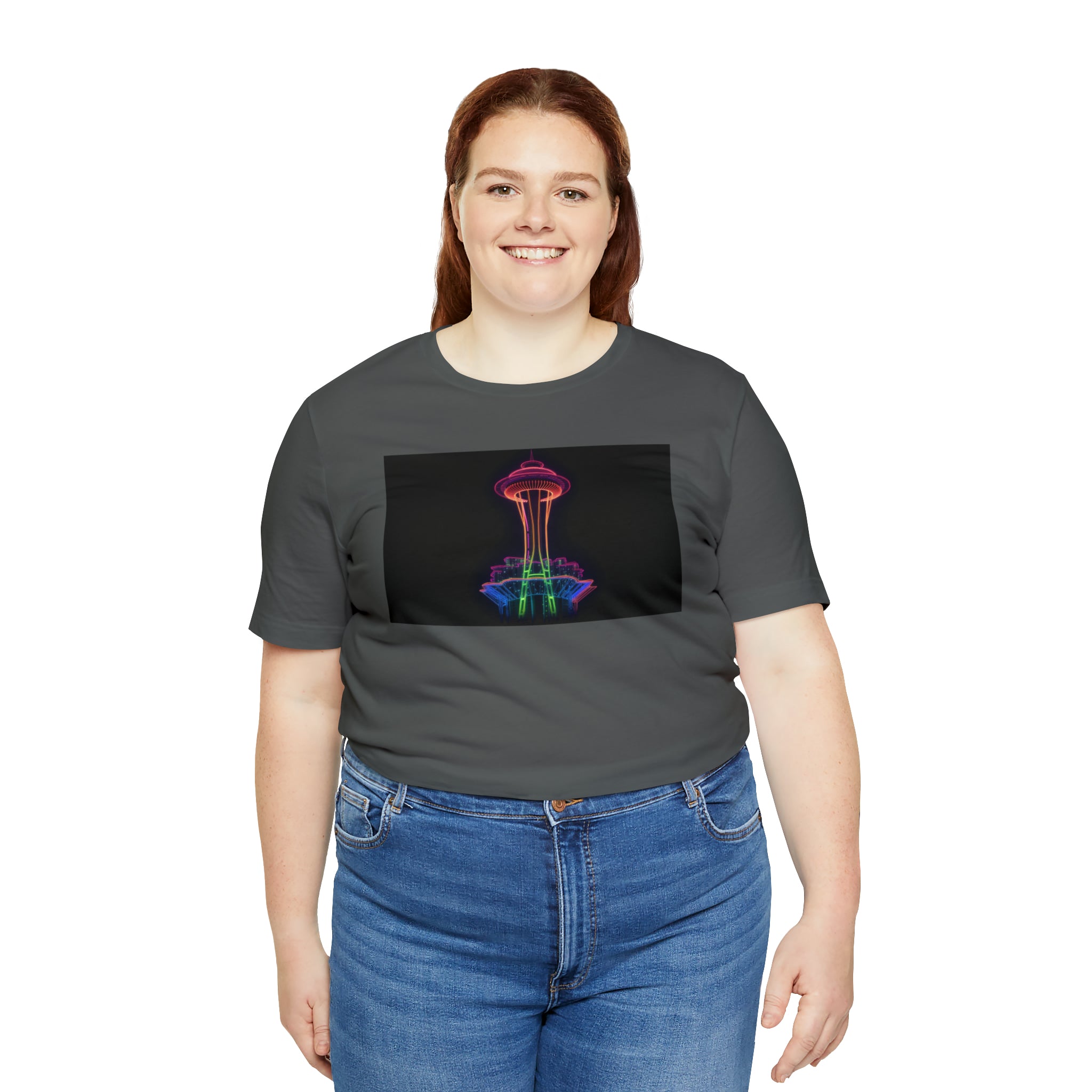 Unisex Jersey Short Sleeve Tee - Space Needle, Seattle, USA