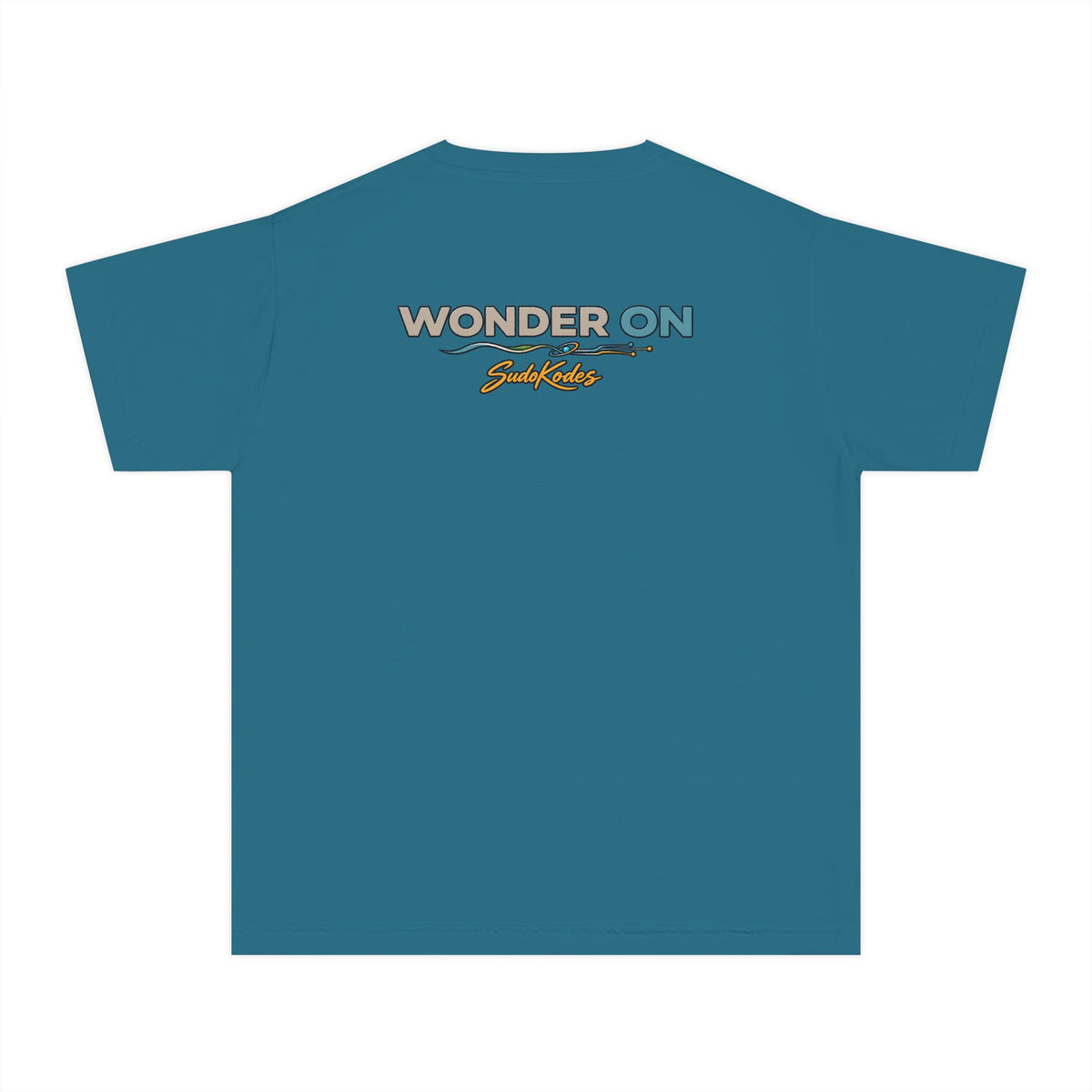 Axolotl, a Science design, on a youth midweight cotton tee