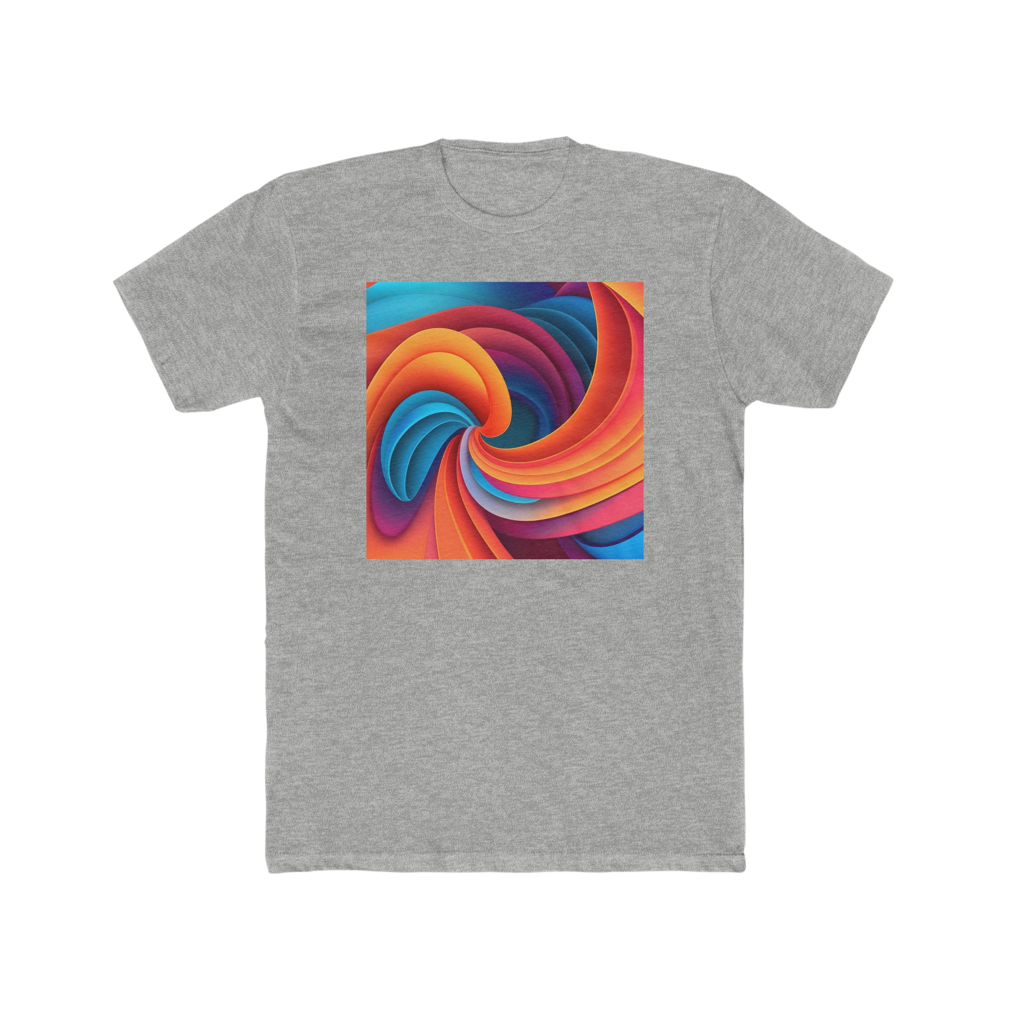 Men's Cotton Crew Tee - Vector Art Design 04