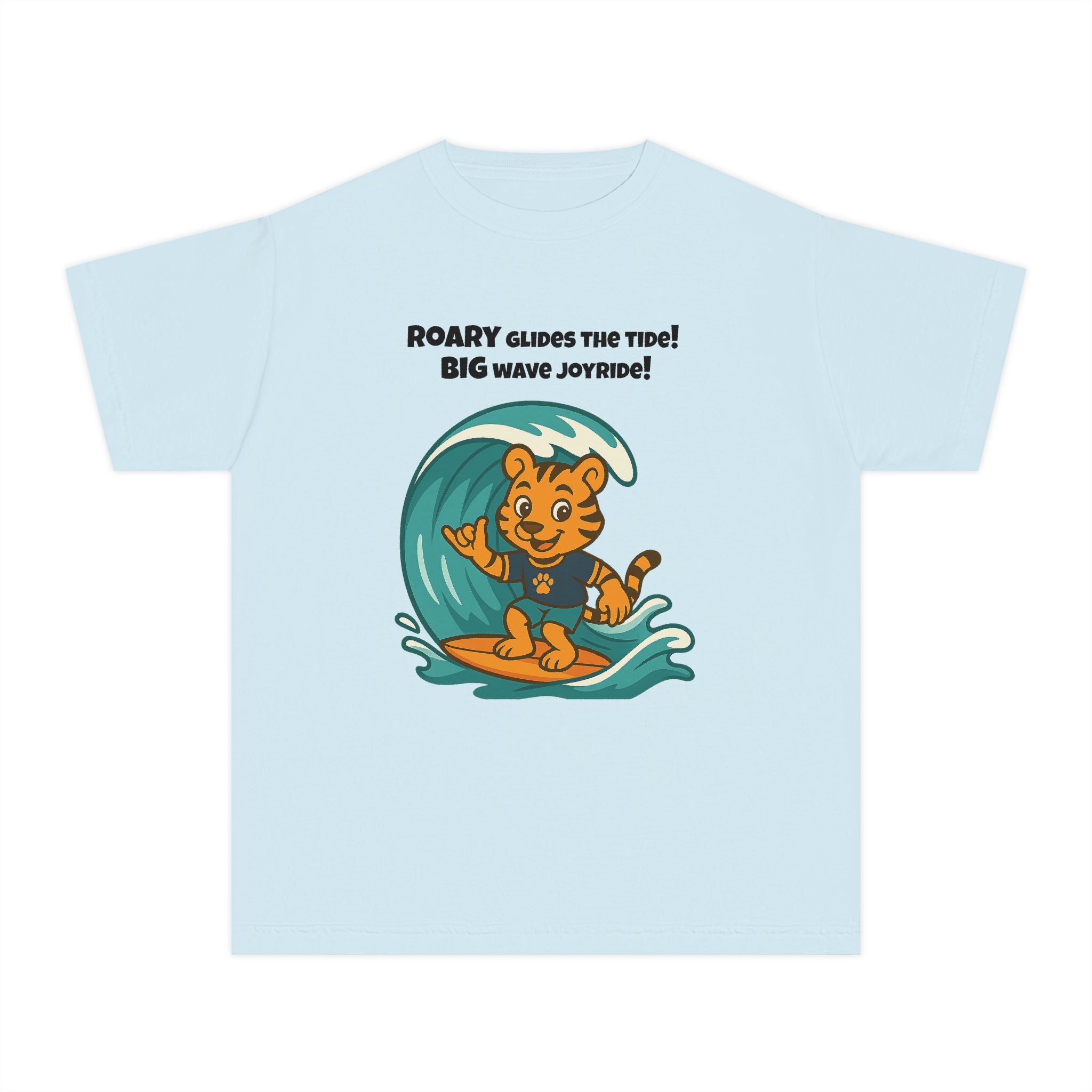 Youth Midweight Cotton Tee - Roary's Surf time