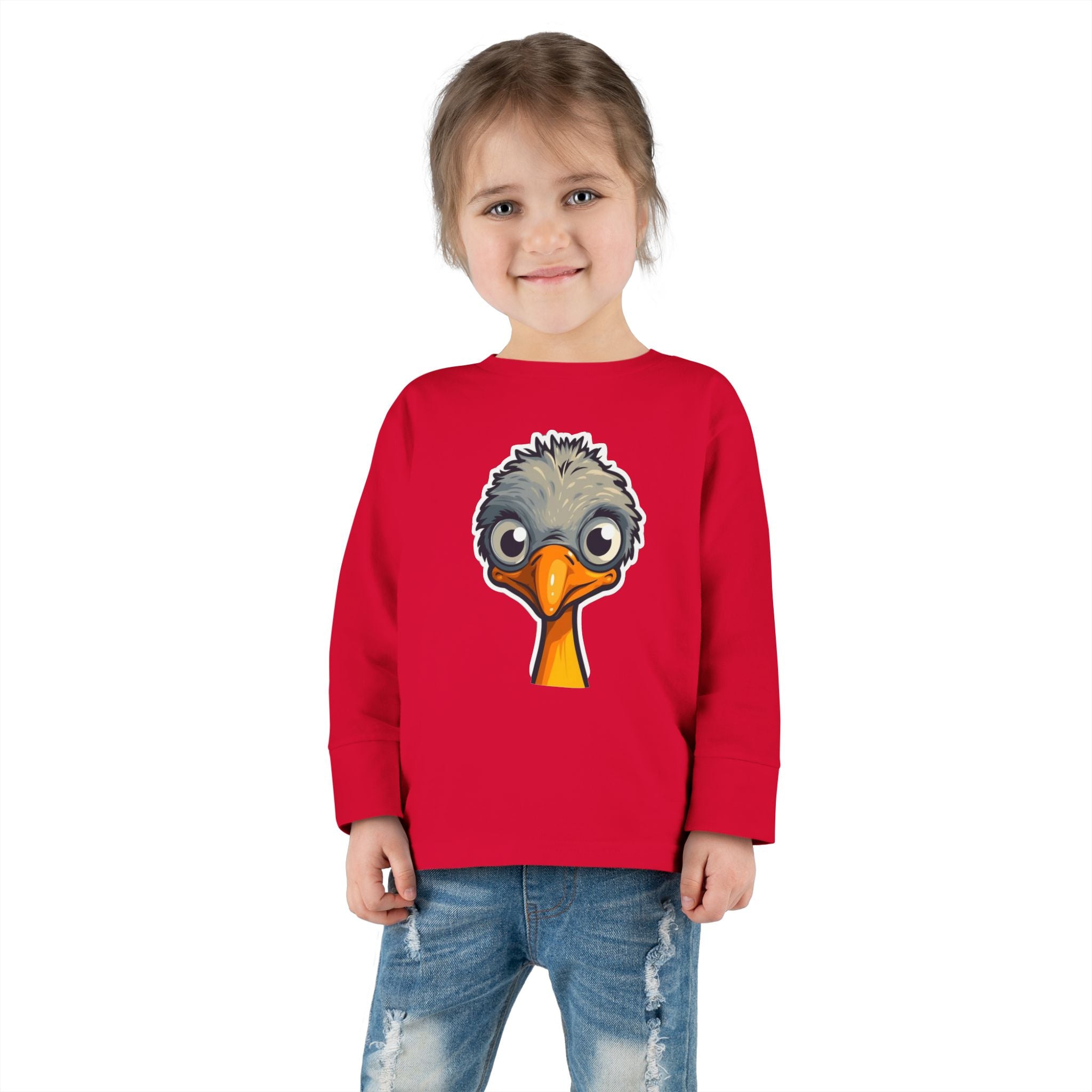 Toddler Long Sleeve Tee - Ostrich Chick