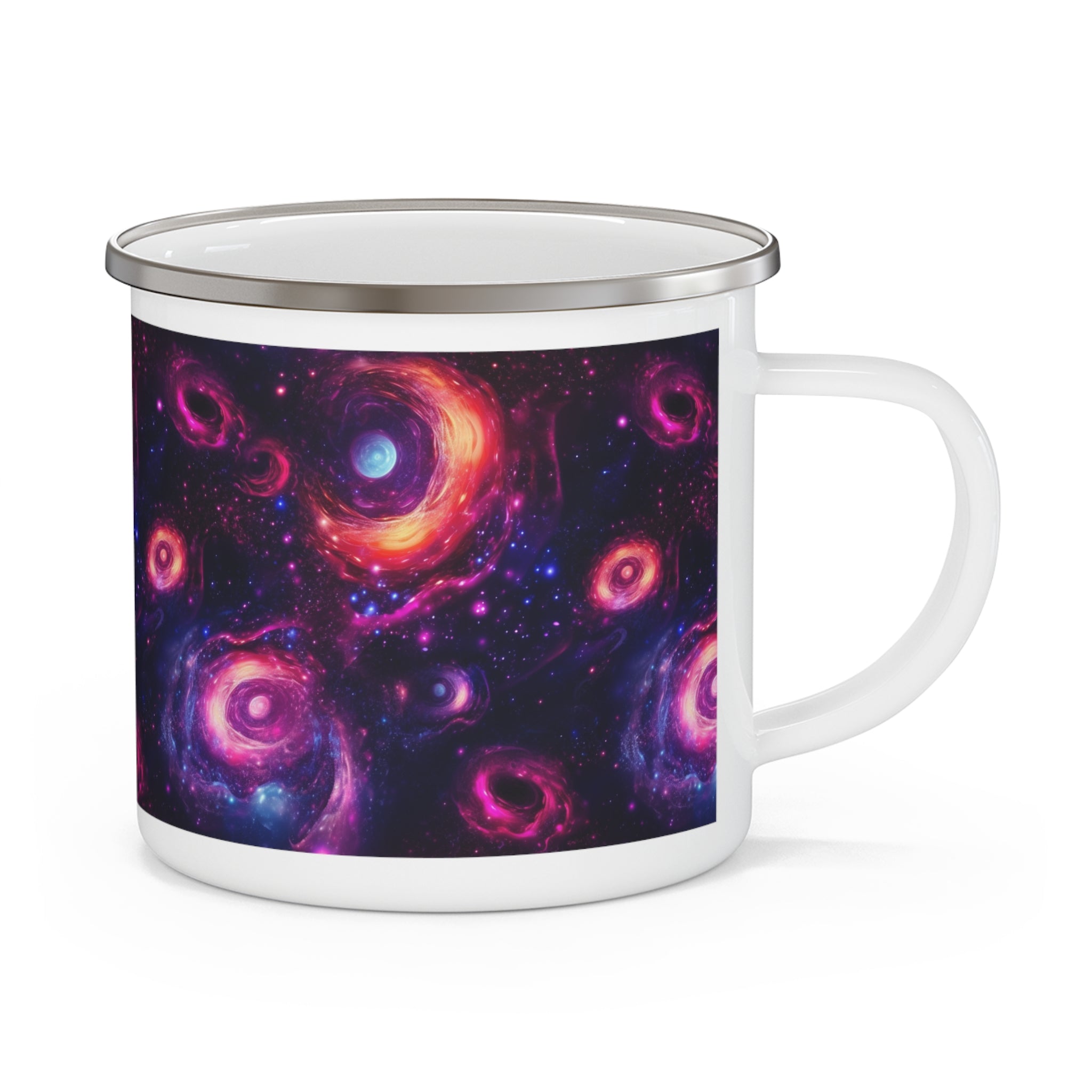 Enamel Camping Mug - Seamless Designs 08
