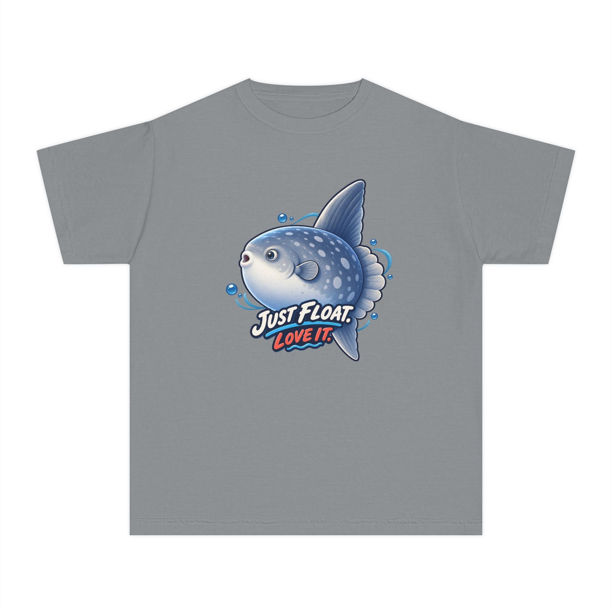 Youth Midweight Cotton Tee - Sunfish drifting
