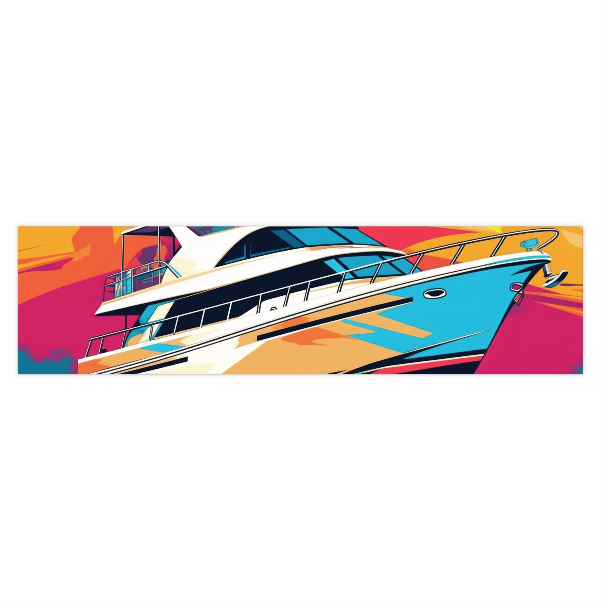 Bumper Stickers - Pop Art Designs, Yacht
